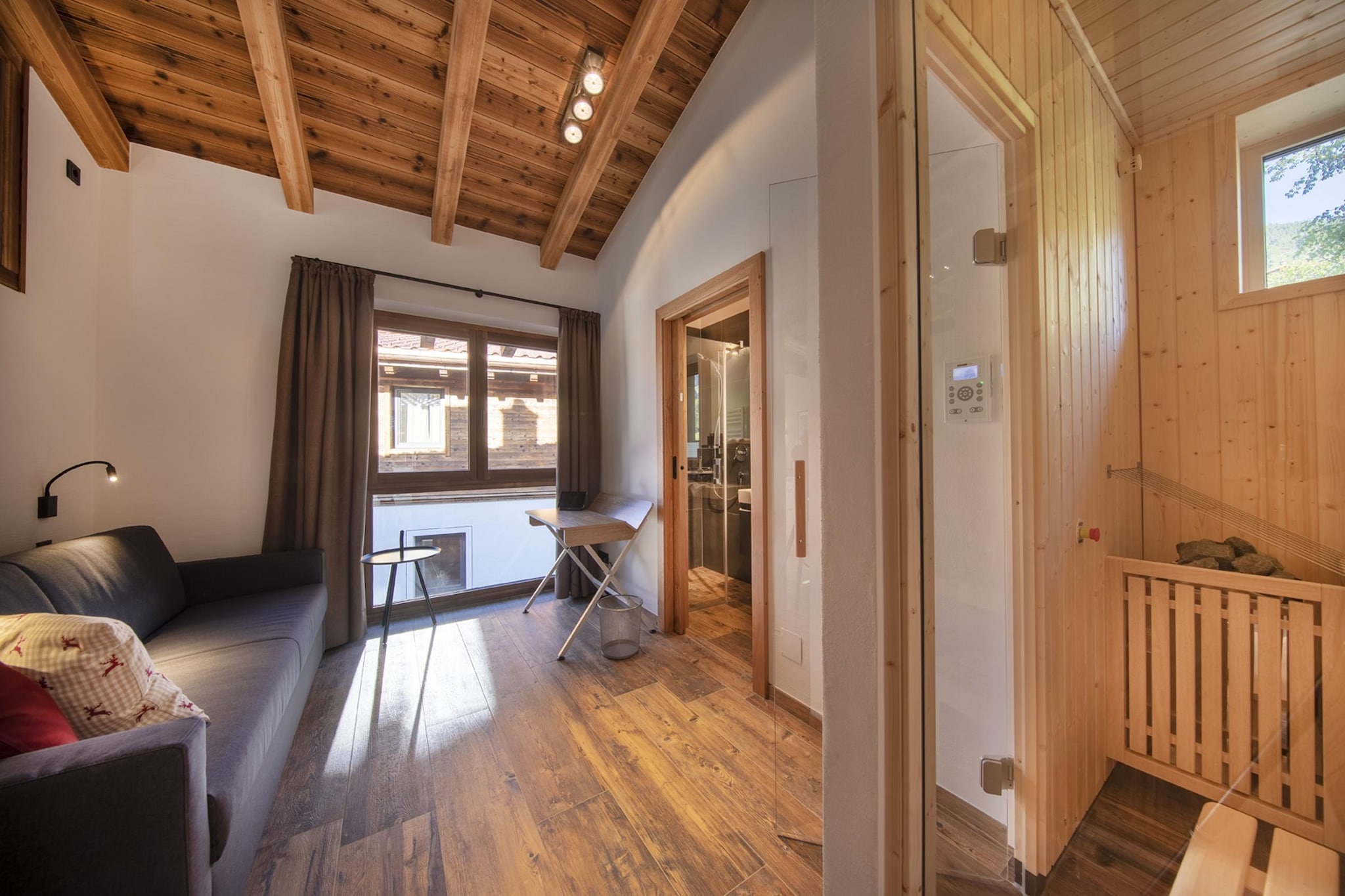 Nationalpark Chalet Grosser Geiger-Woonkamer