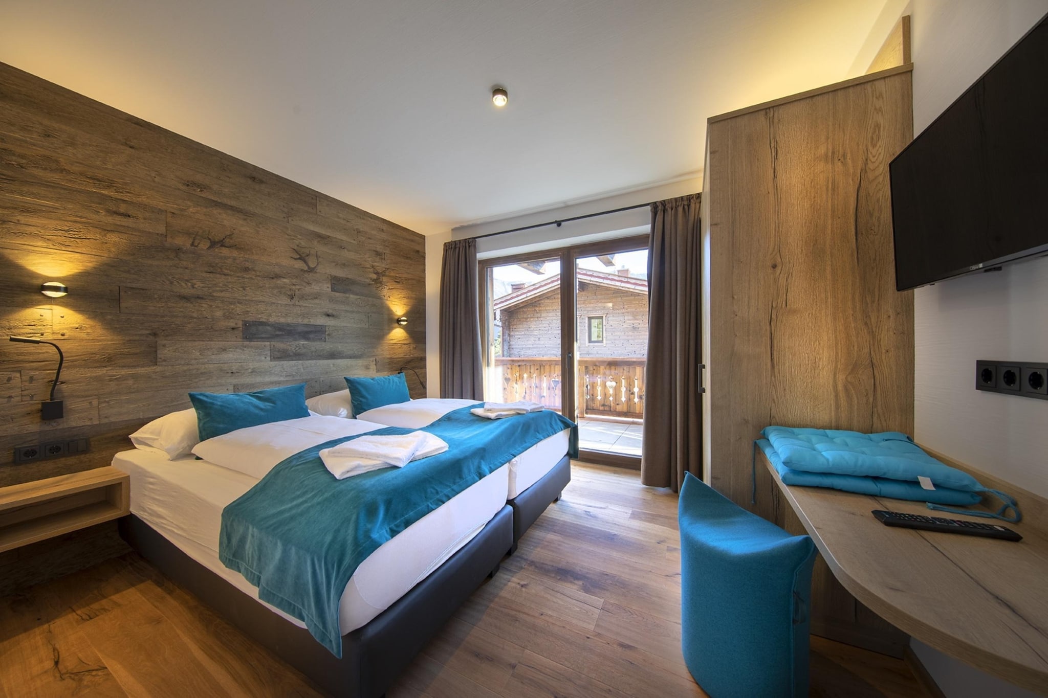 Nationalpark Chalet Grosser Geiger-Slaapkamer