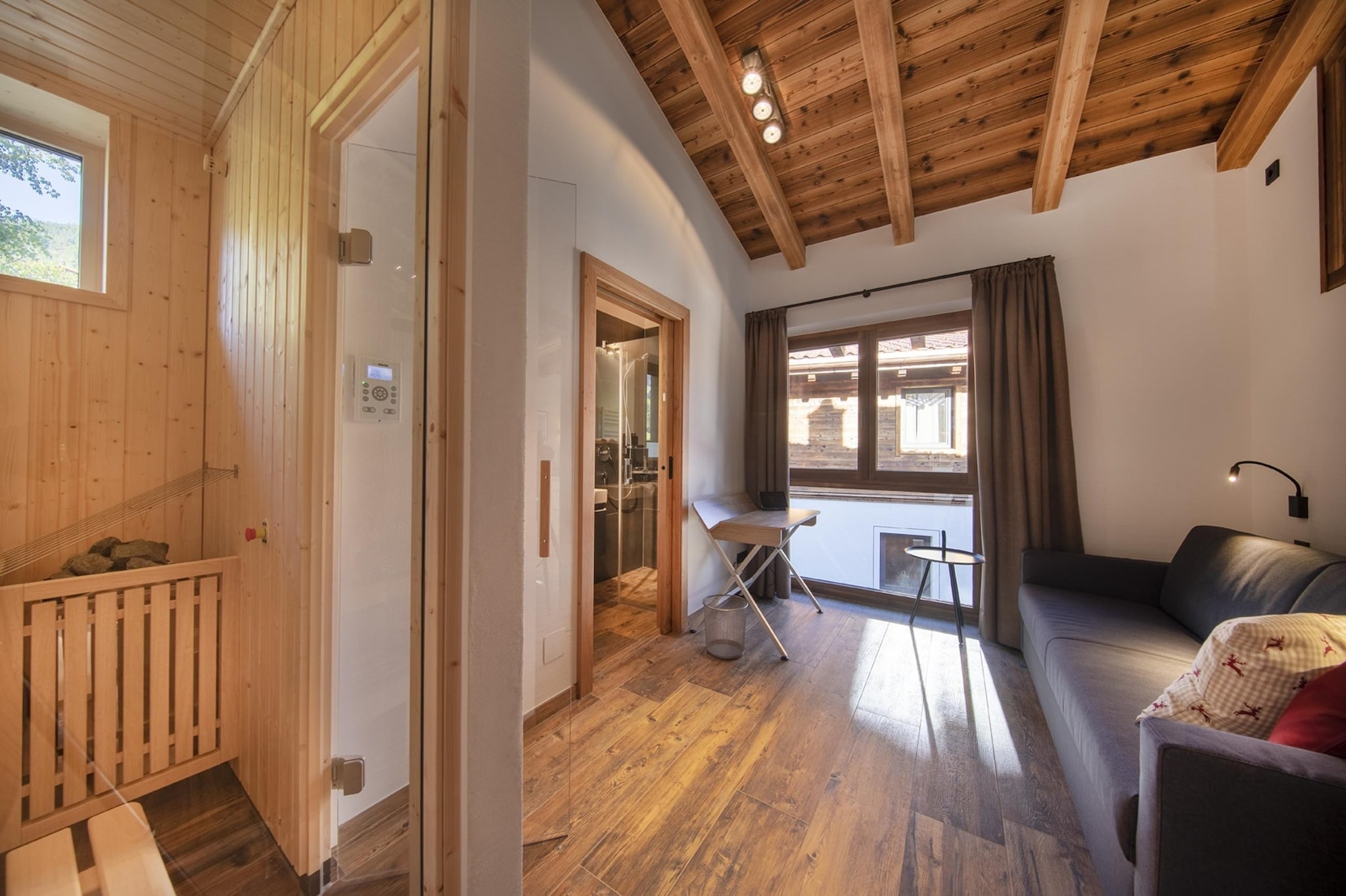 Nationalpark Chalet Grosser Geiger-Woonkamer