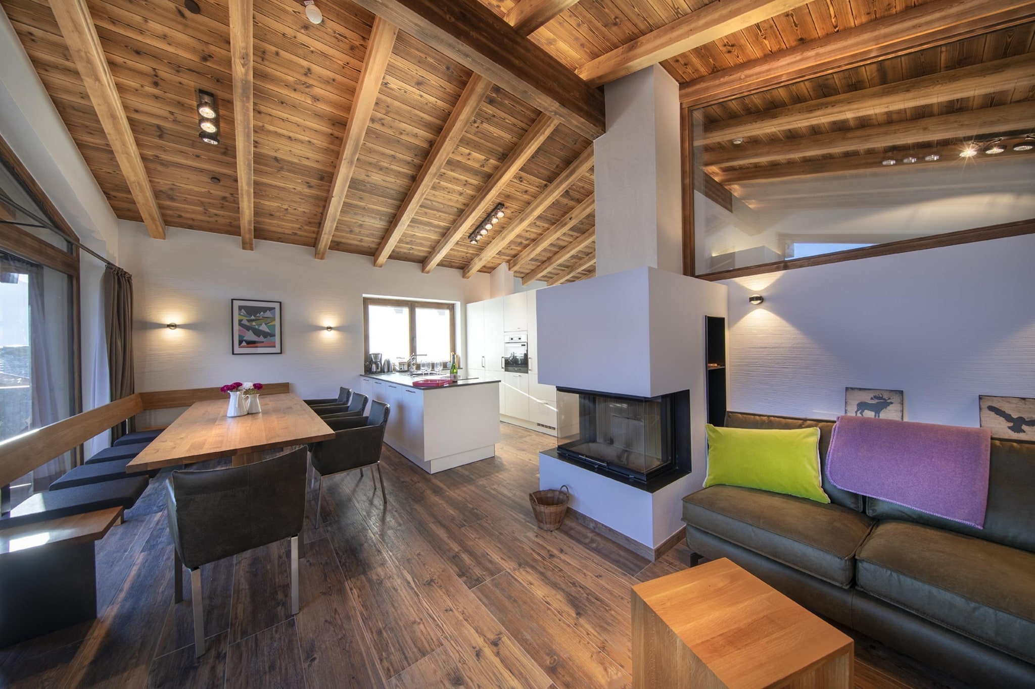 Nationalpark Chalet Grosser Geiger-Woonkamer