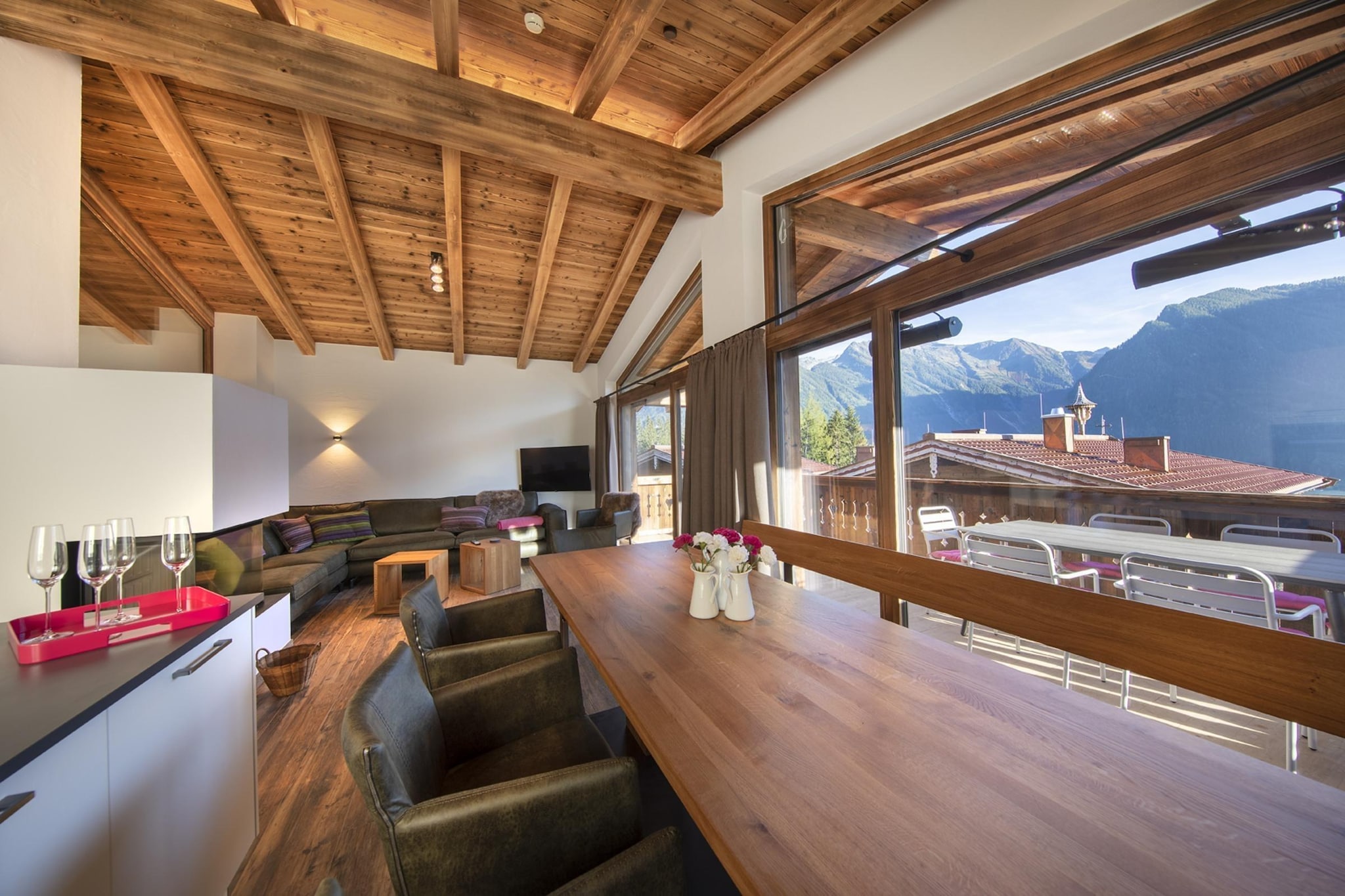 Nationalpark Chalet Grosser Geiger-Eetkamer