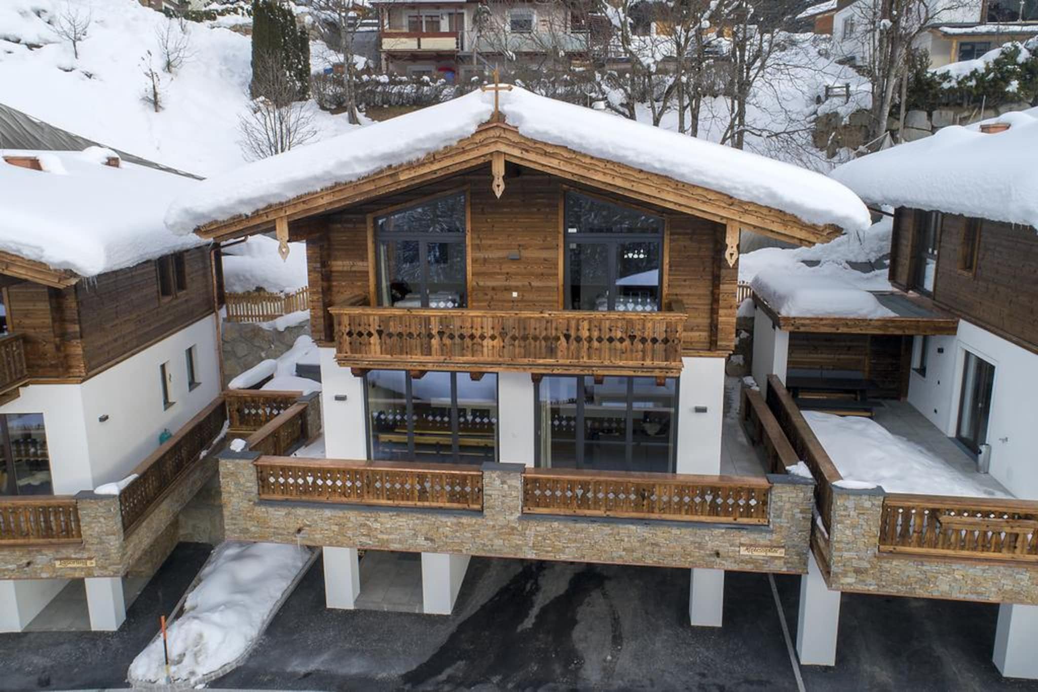 Nationalpark Chalet Alplesspitze-Exterieur winter