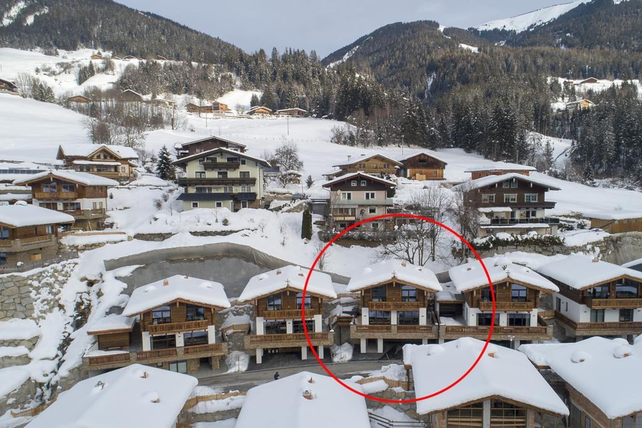 Nationalpark Chalet Alplesspitze-Exterieur winter