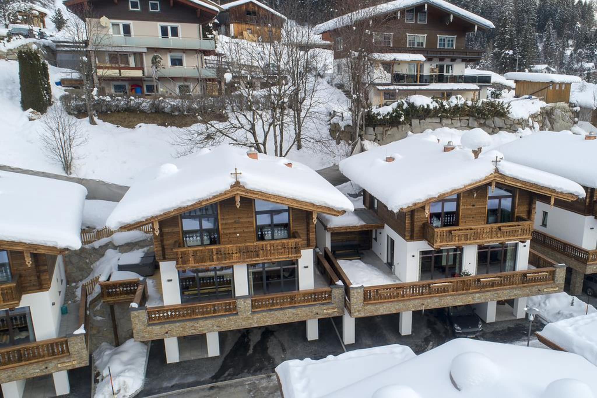 Nationalpark Chalet Alplesspitze-Exterieur winter