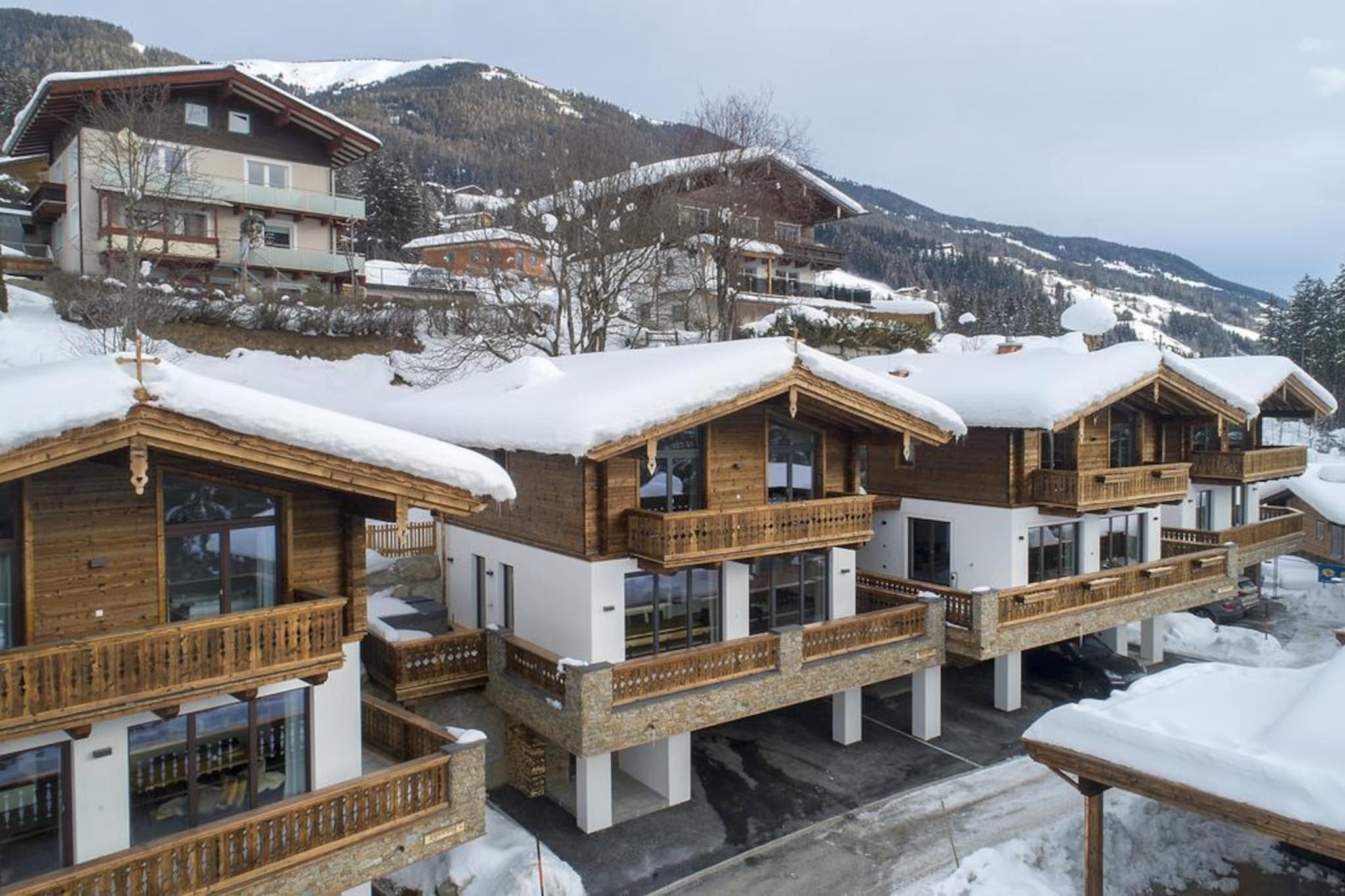 Nationalpark Chalet Alplesspitze-Exterieur winter