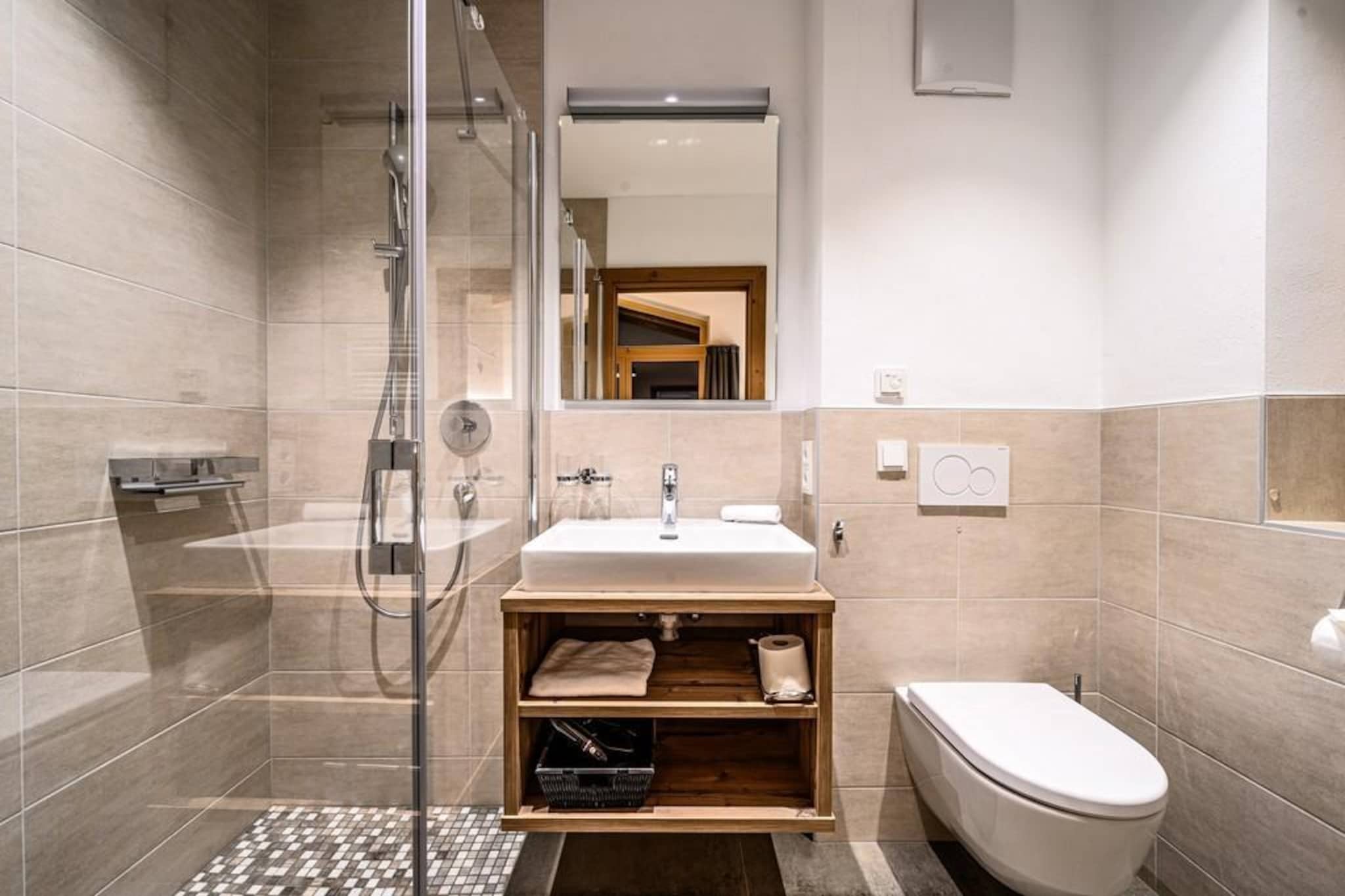 Nationalpark Chalet Alplesspitze-Badkamer