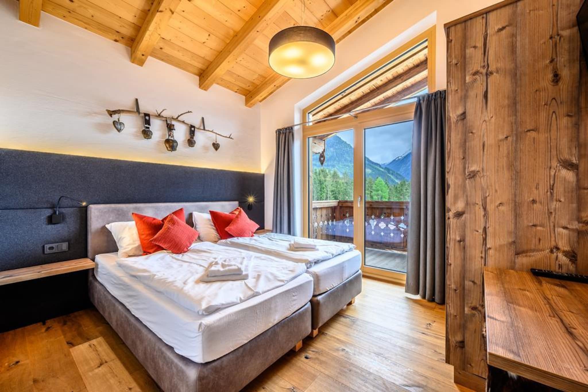 Nationalpark Chalet Alplesspitze-Slaapkamer