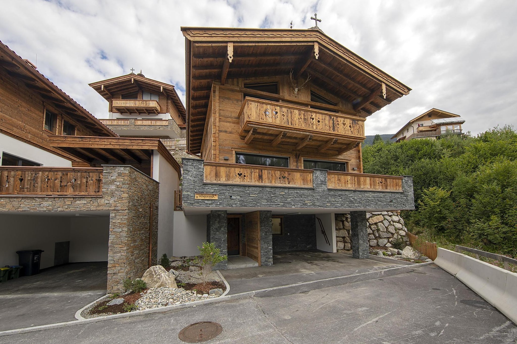 Nationalpark Chalet Rosenspitze-Buitenkant zomer