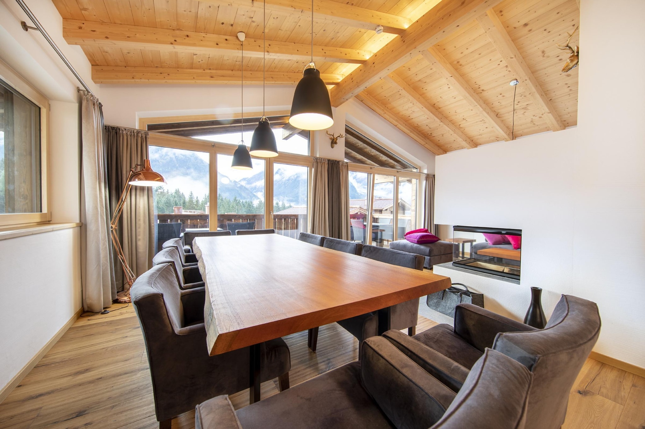 Nationalpark Chalet Löffelspitze-Woonkamer