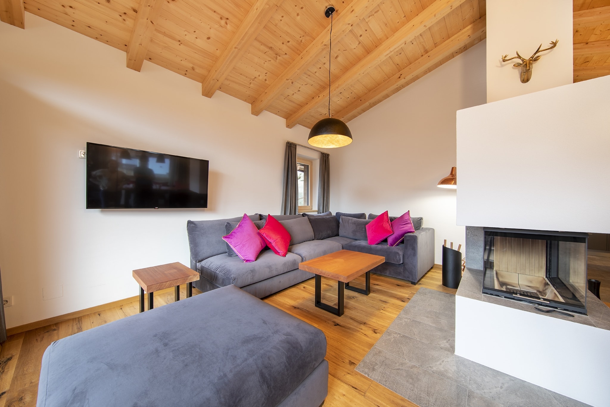 Nationalpark Chalet Löffelspitze-Woonkamer