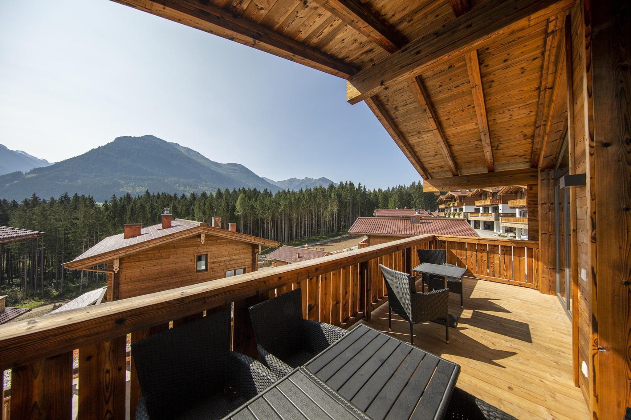 Nationalpark Chalet Löffelspitze-Terrasbalkon