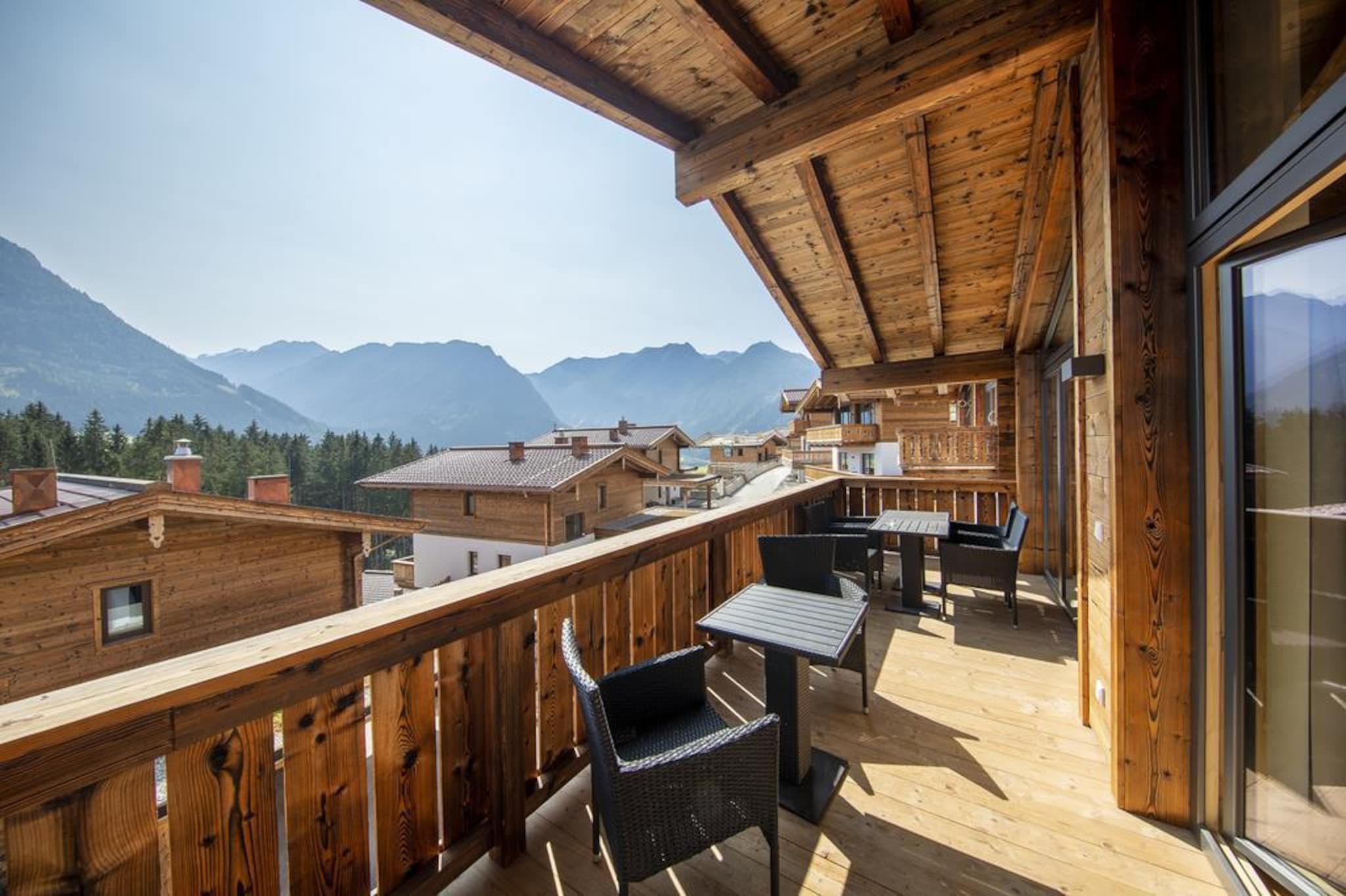 Nationalpark Chalet Löffelspitze-Uitzicht zomer