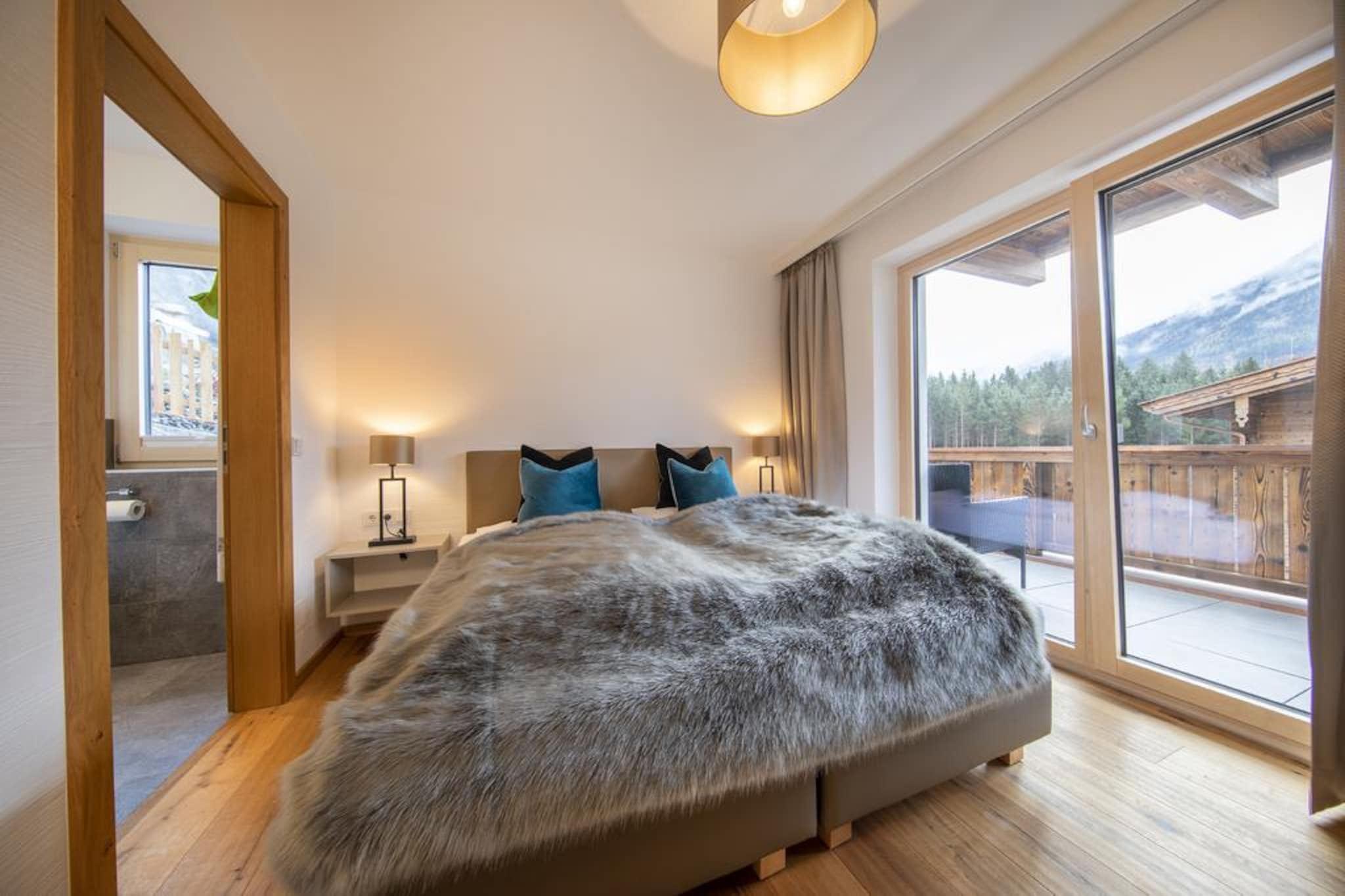 Nationalpark Chalet Löffelspitze-Slaapkamer