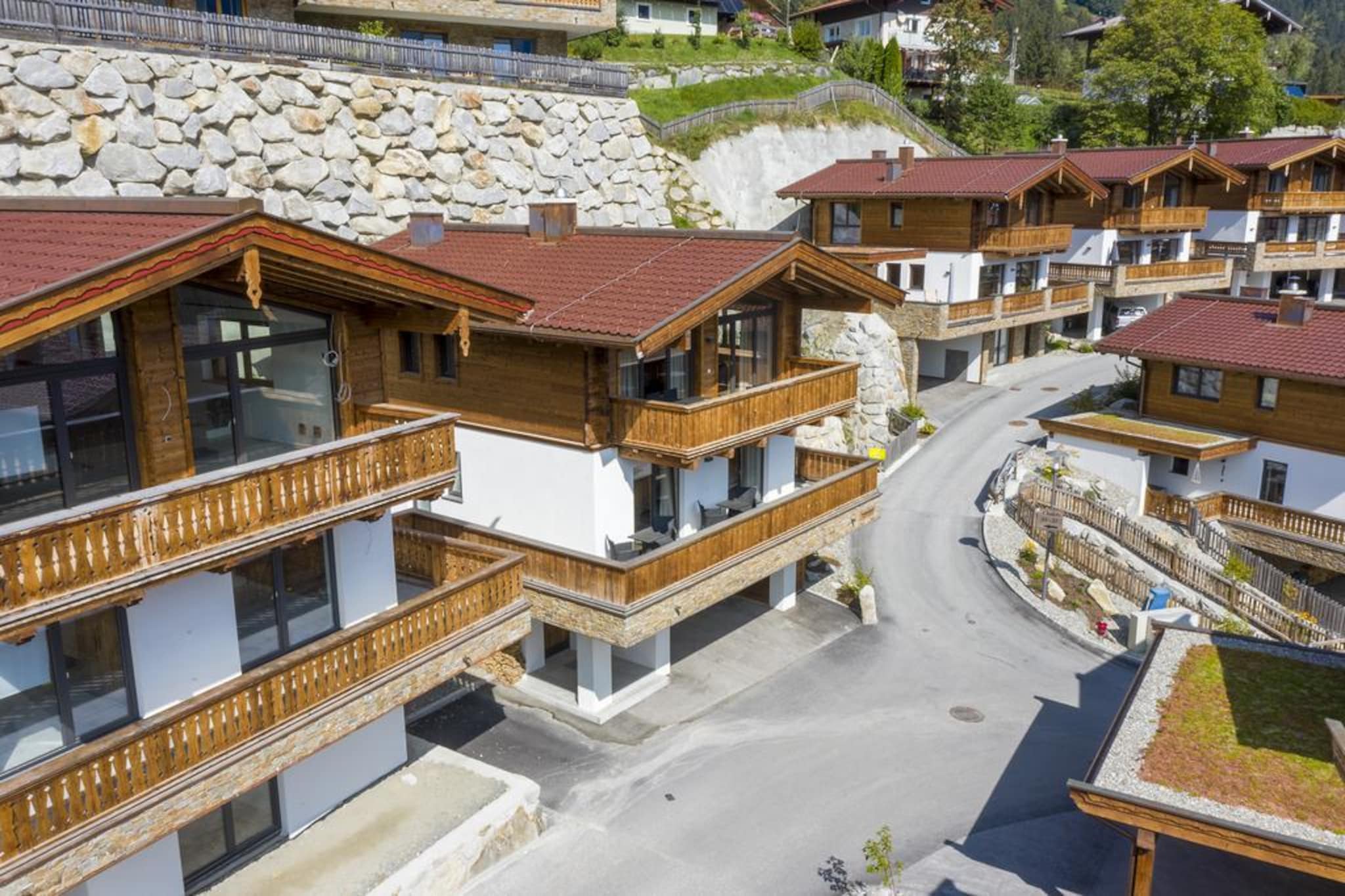 Nationalpark Chalet Löffelspitze-Buitenkant zomer