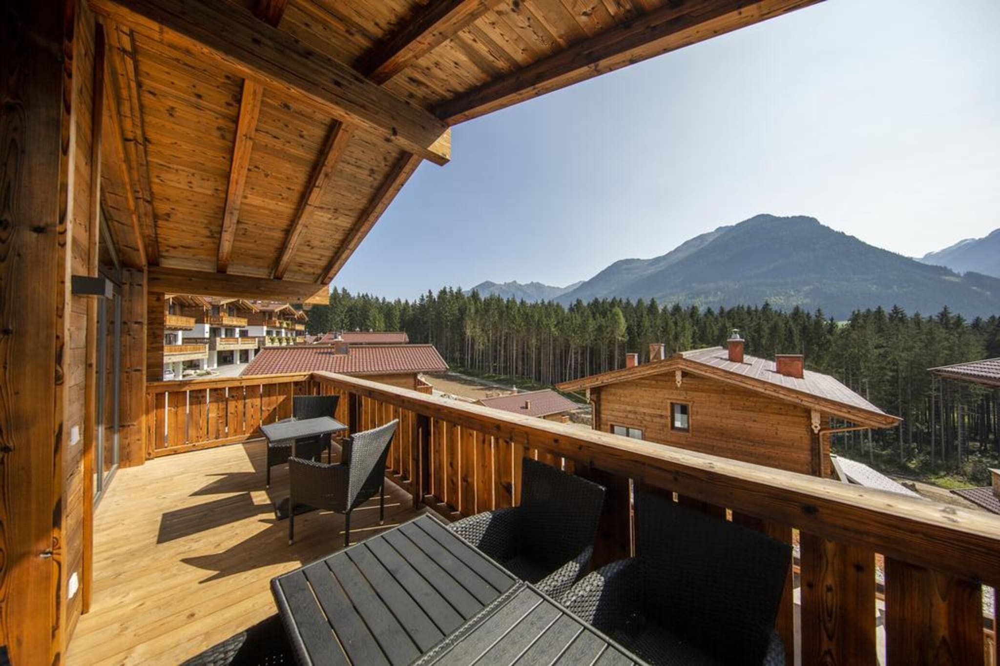 Nationalpark Chalet Löffelspitze-Terrasse / balcon