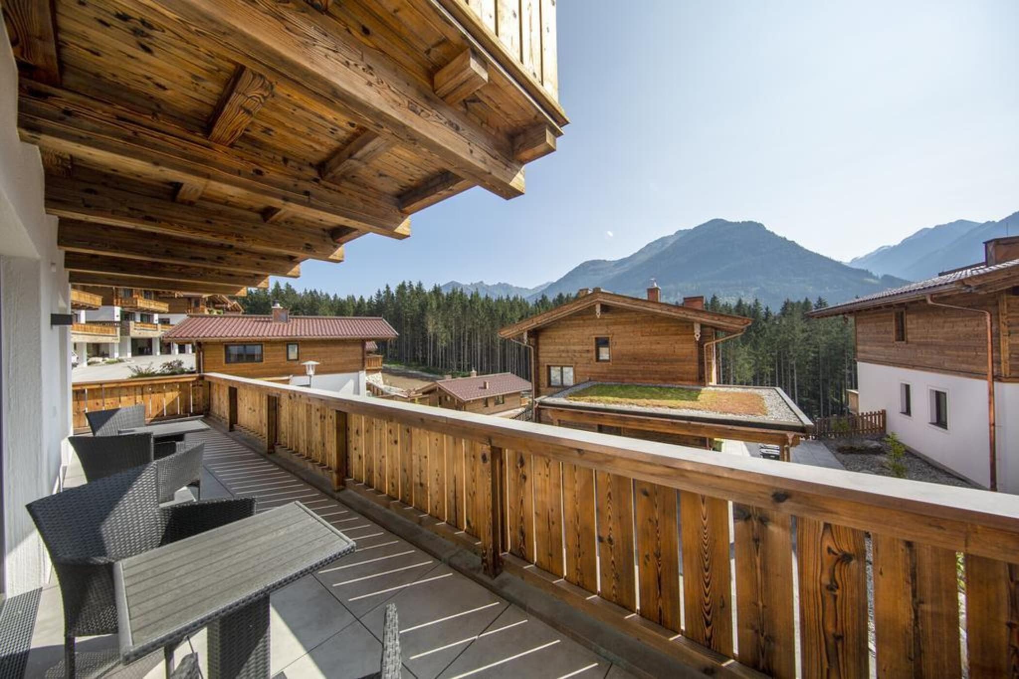 Nationalpark Chalet Löffelspitze-Terrasse / balcon