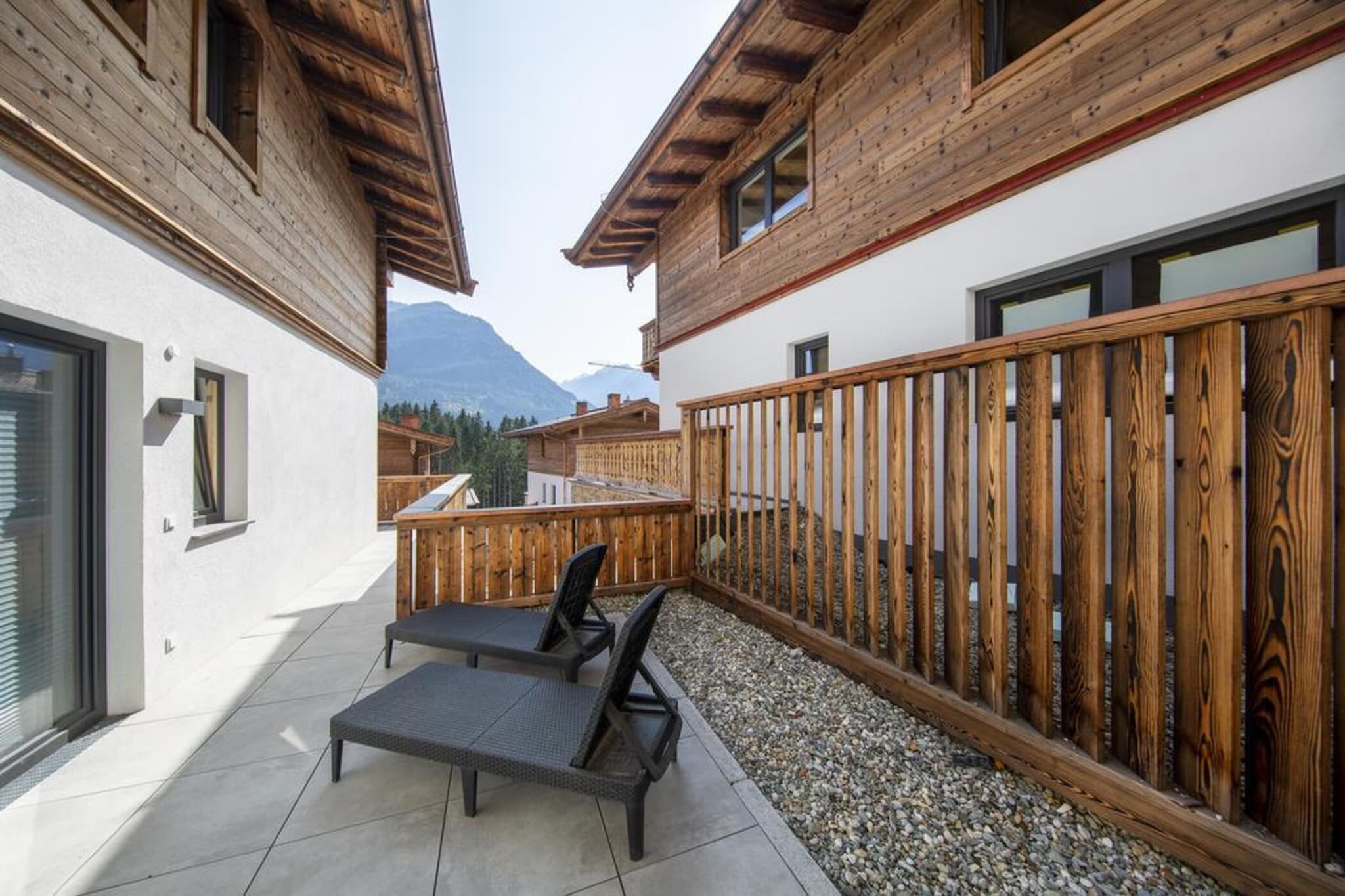 Nationalpark Chalet Löffelspitze-Terrasse / balcon