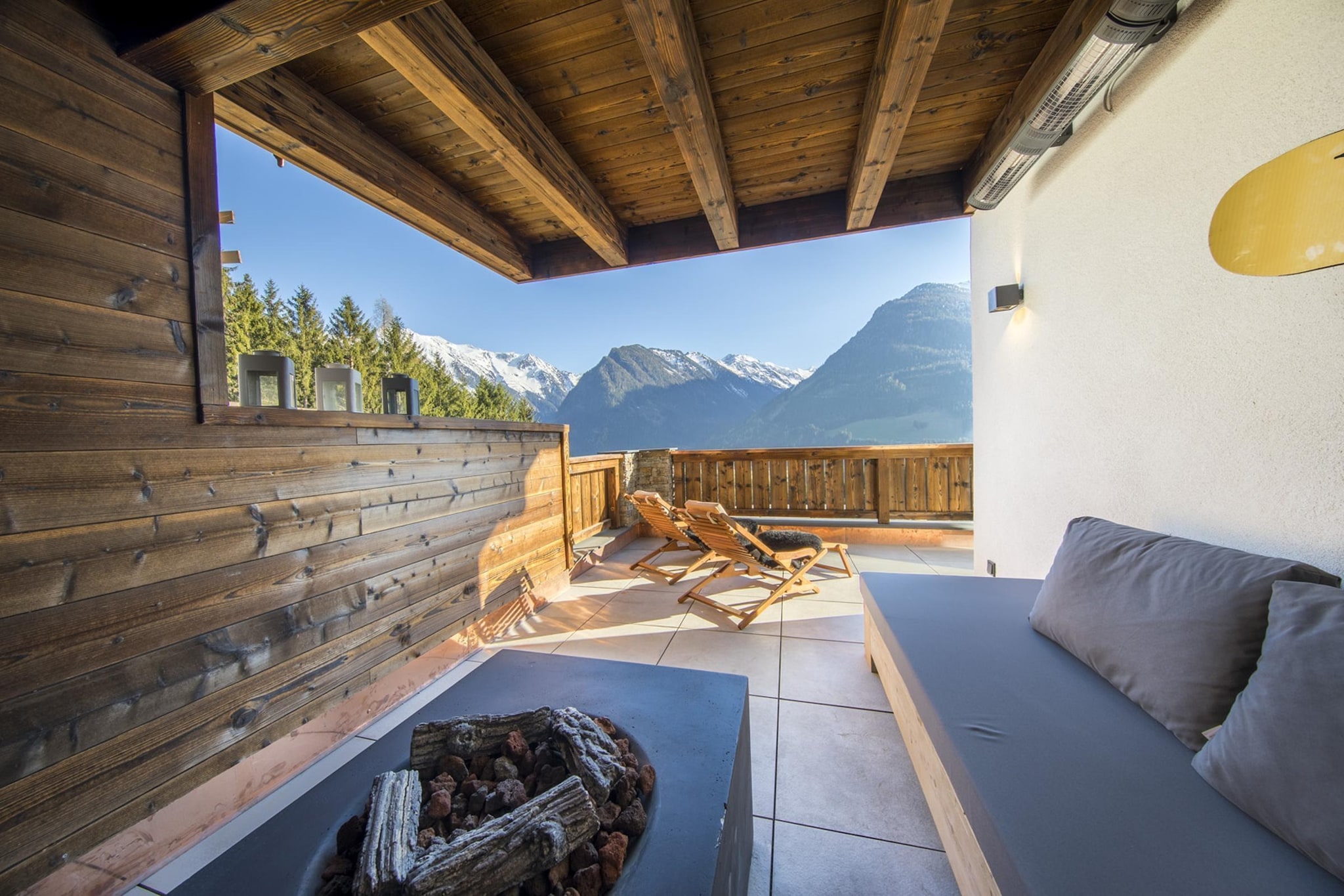 Nationalpark Chalet Schwarze Wand-Terrasbalkon