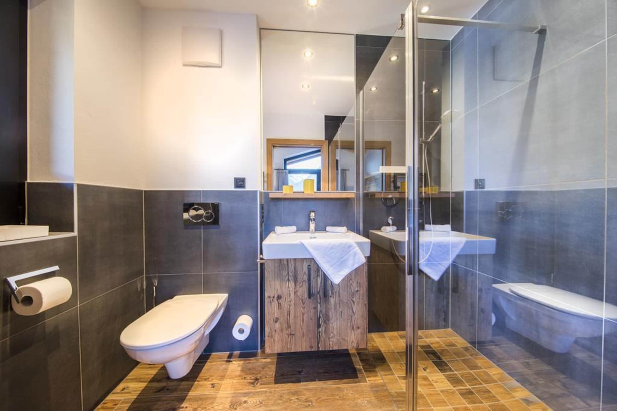 Nationalpark Chalet Schwarze Wand-Badkamer