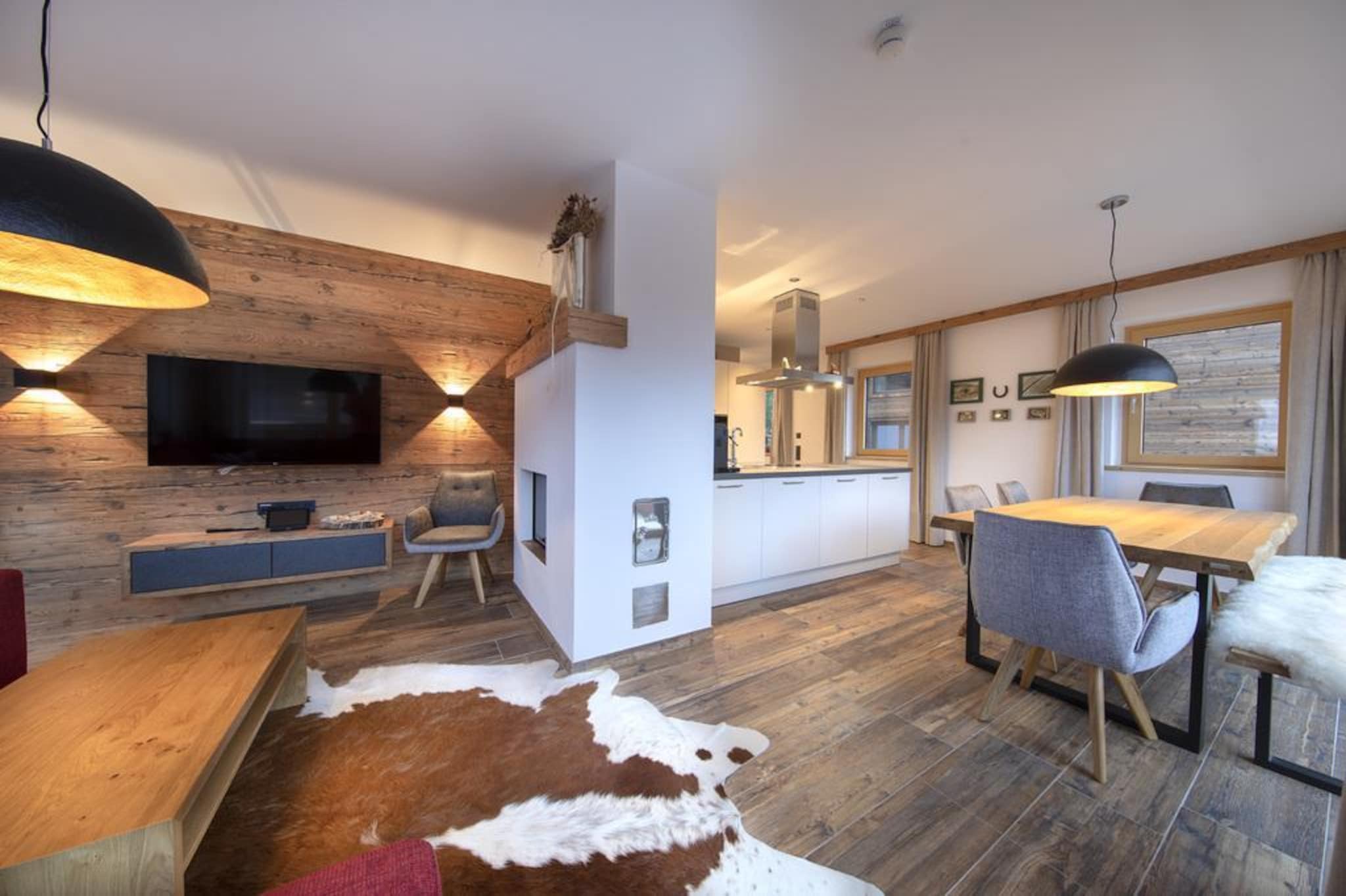 Nationalpark Chalet Kreuzspitze-Woonkamer