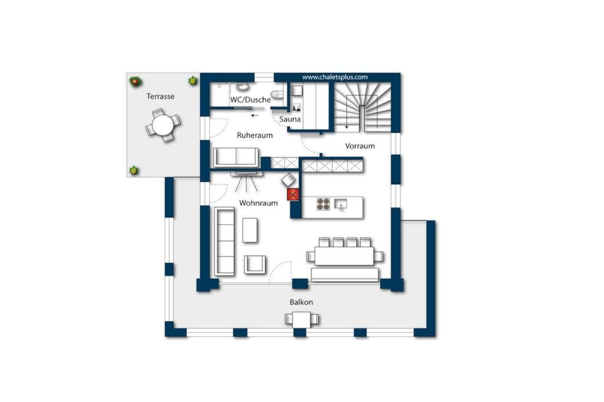 Nationalpark Chalet Hoher Rosshuf-Floor plan