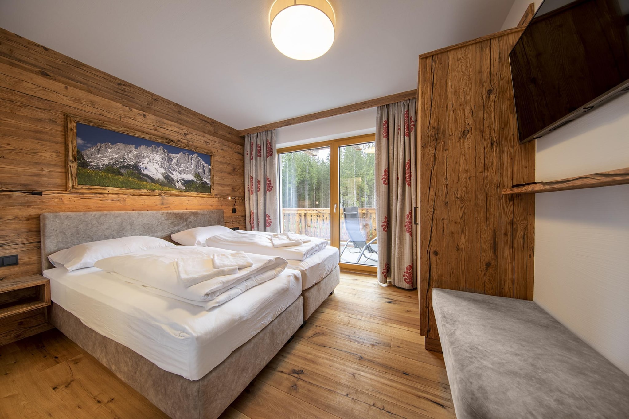 Nationalpark Chalet Malhamhorn-Slaapkamer