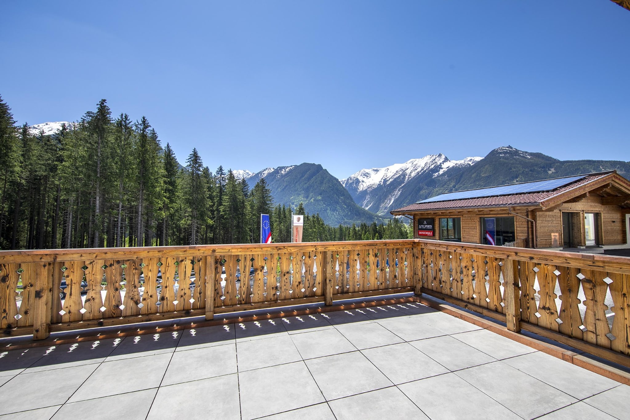 Nationalpark Chalet Malhamhorn-Terrasbalkon