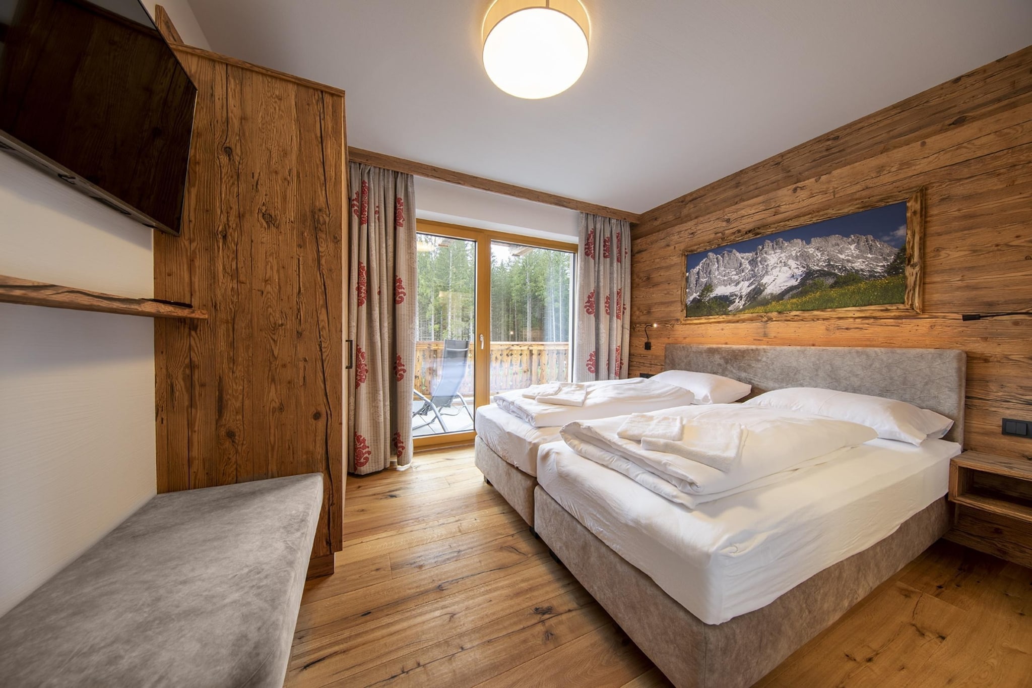 Nationalpark Chalet Malhamhorn-Slaapkamer