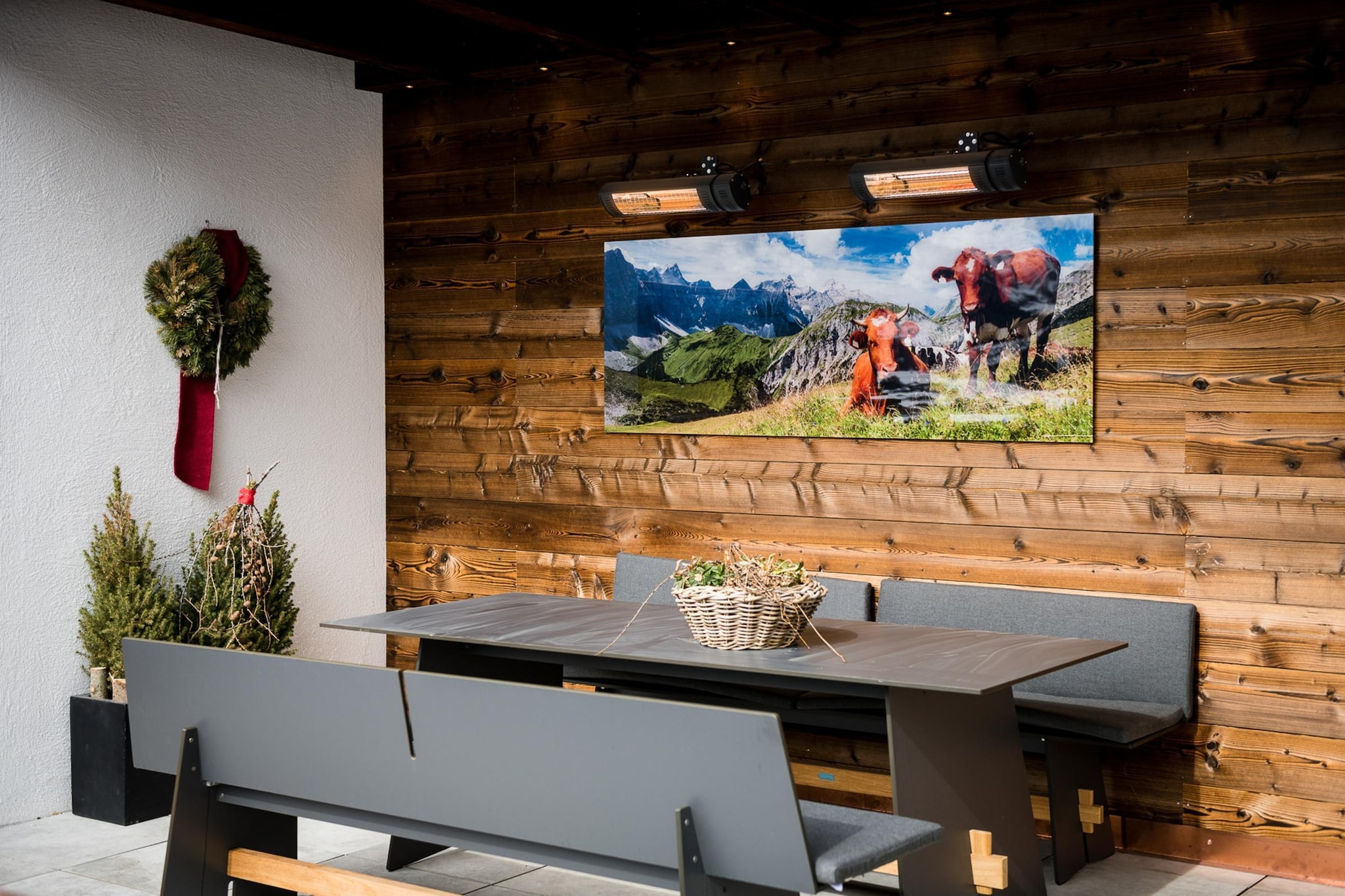 Nationalpark Chalet Blessachkopf-Eetkamer