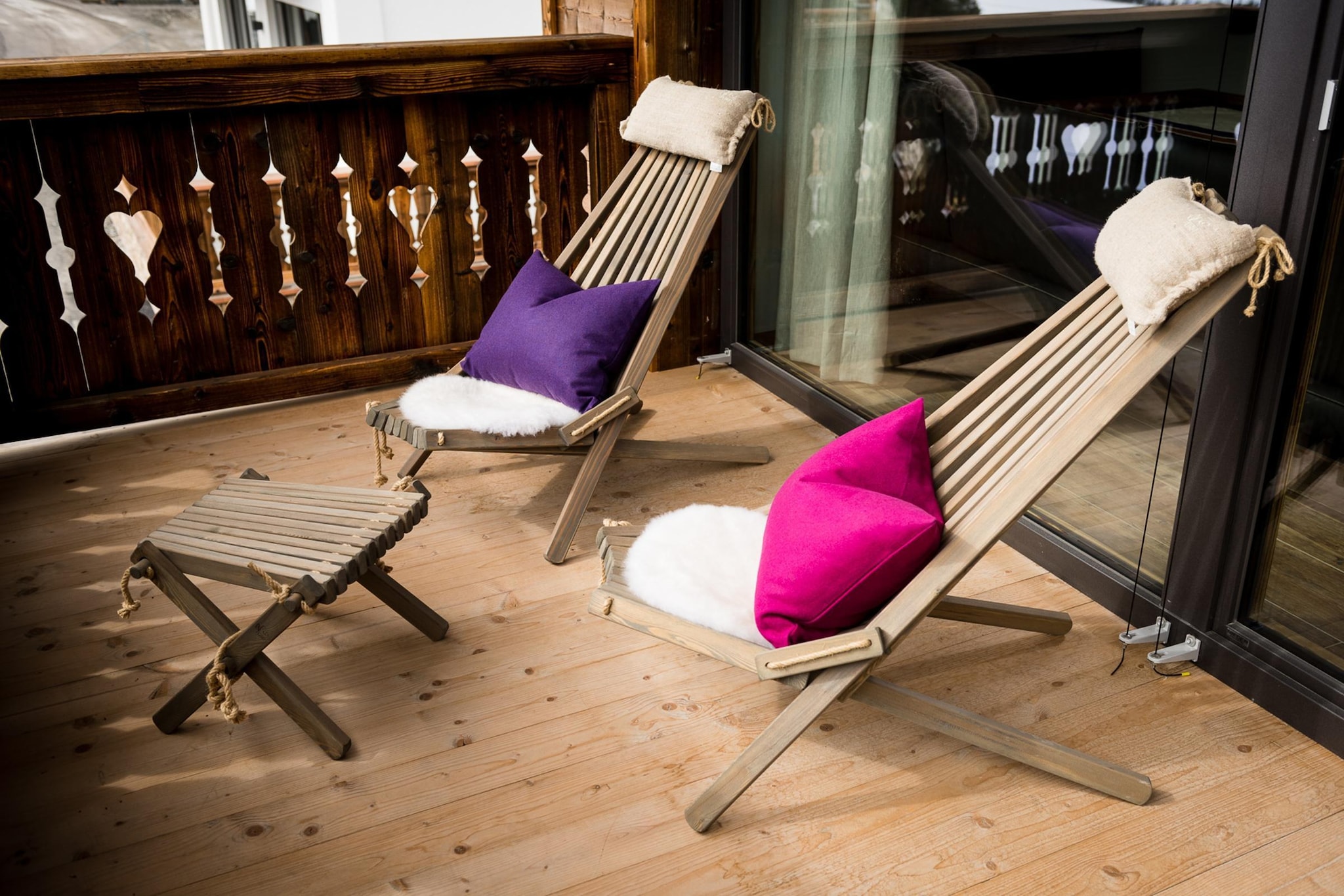 Nationalpark Chalet Blessachkopf-Terrasbalkon