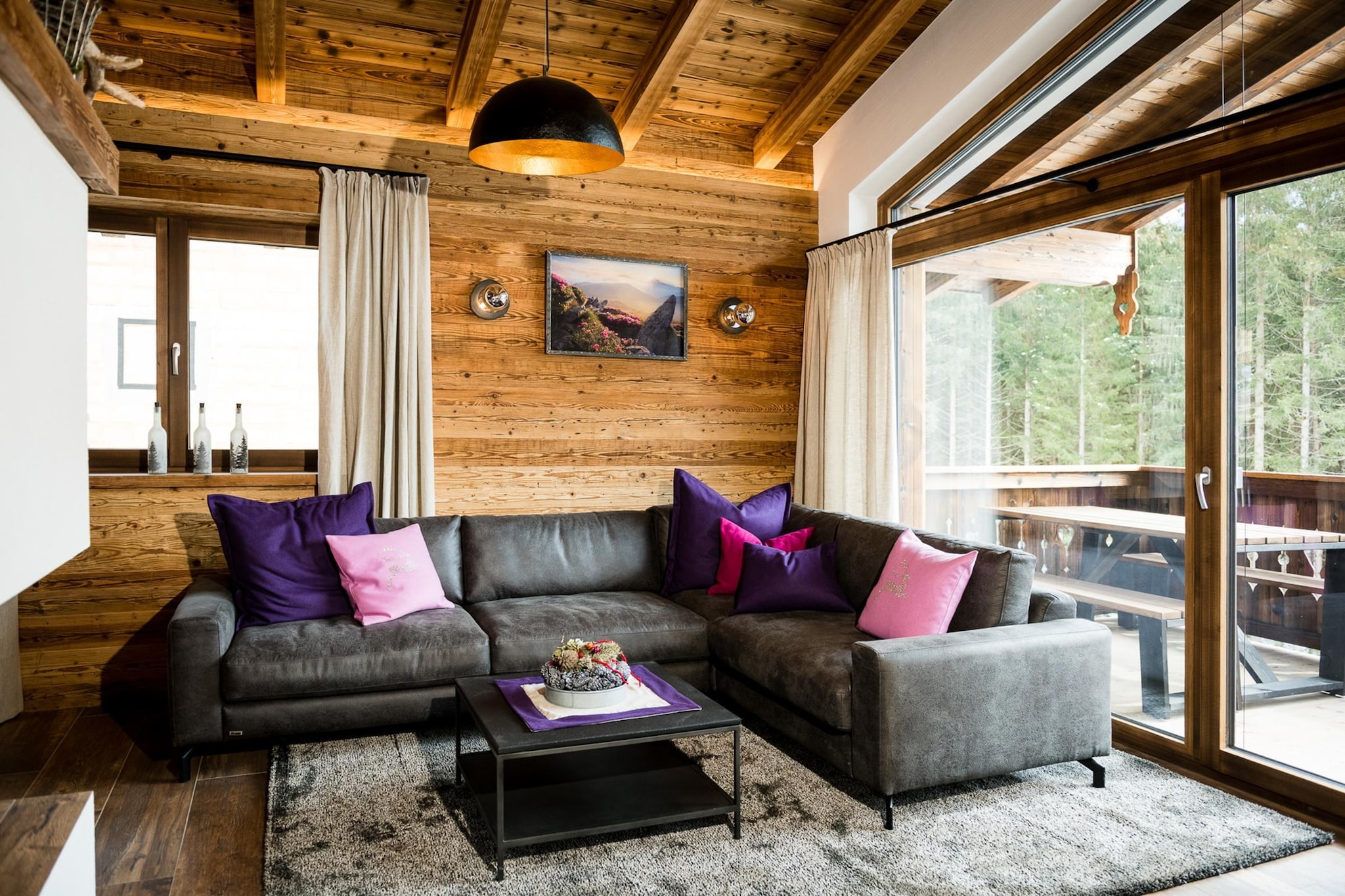 Nationalpark Chalet Blessachkopf-Woonkamer