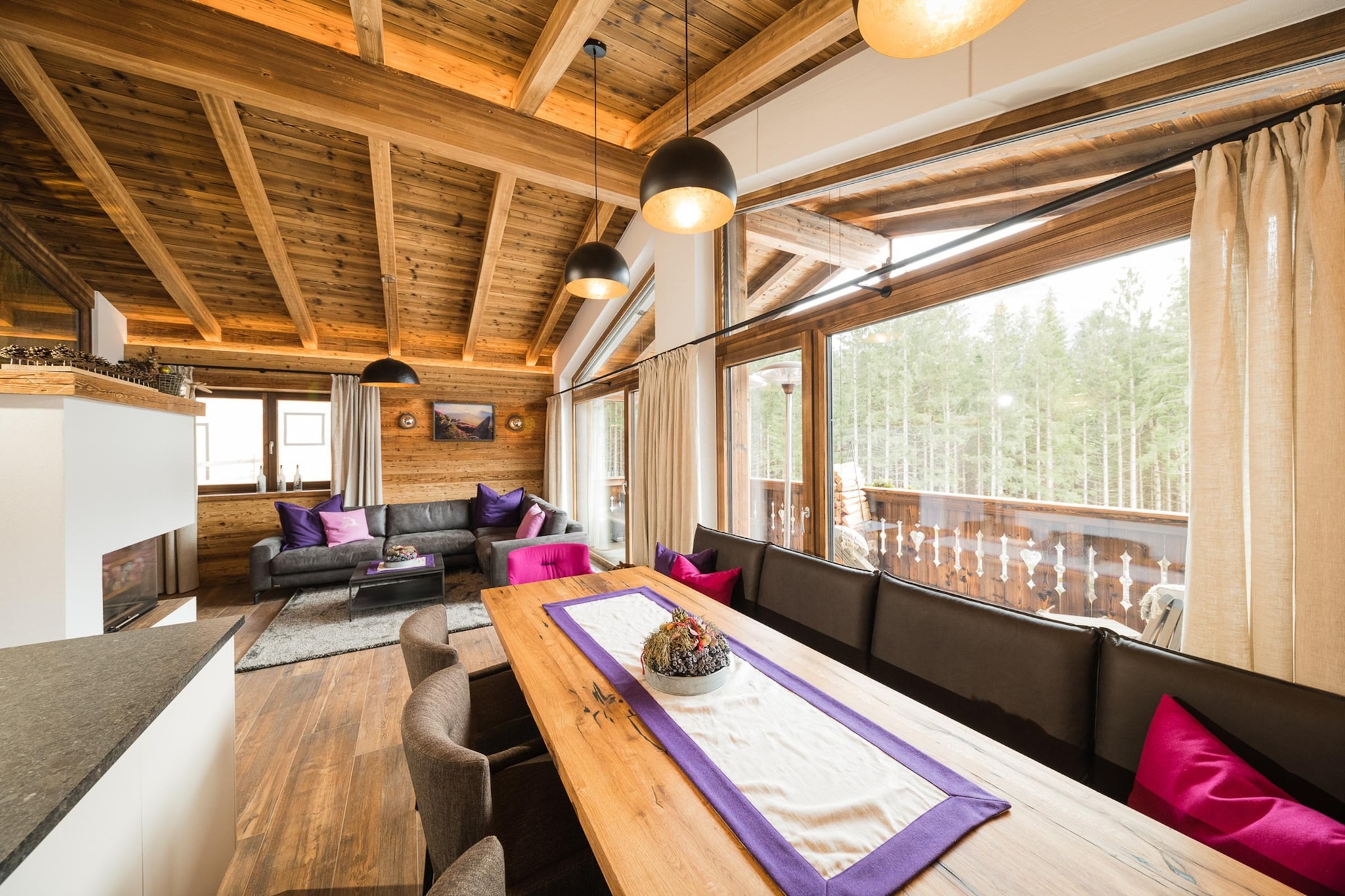 Nationalpark Chalet Blessachkopf-Eetkamer