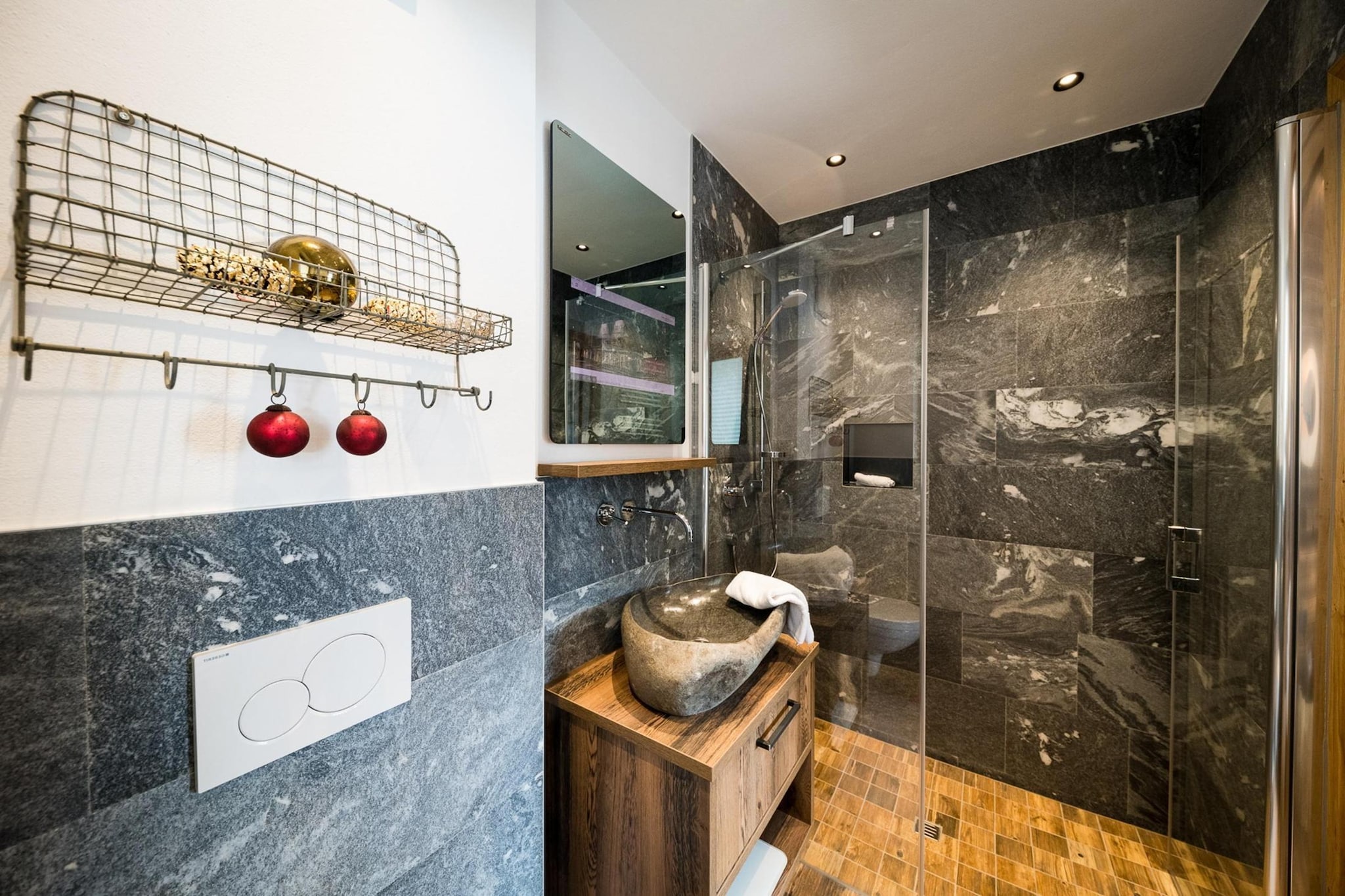 Nationalpark Chalet Blessachkopf-Badkamer