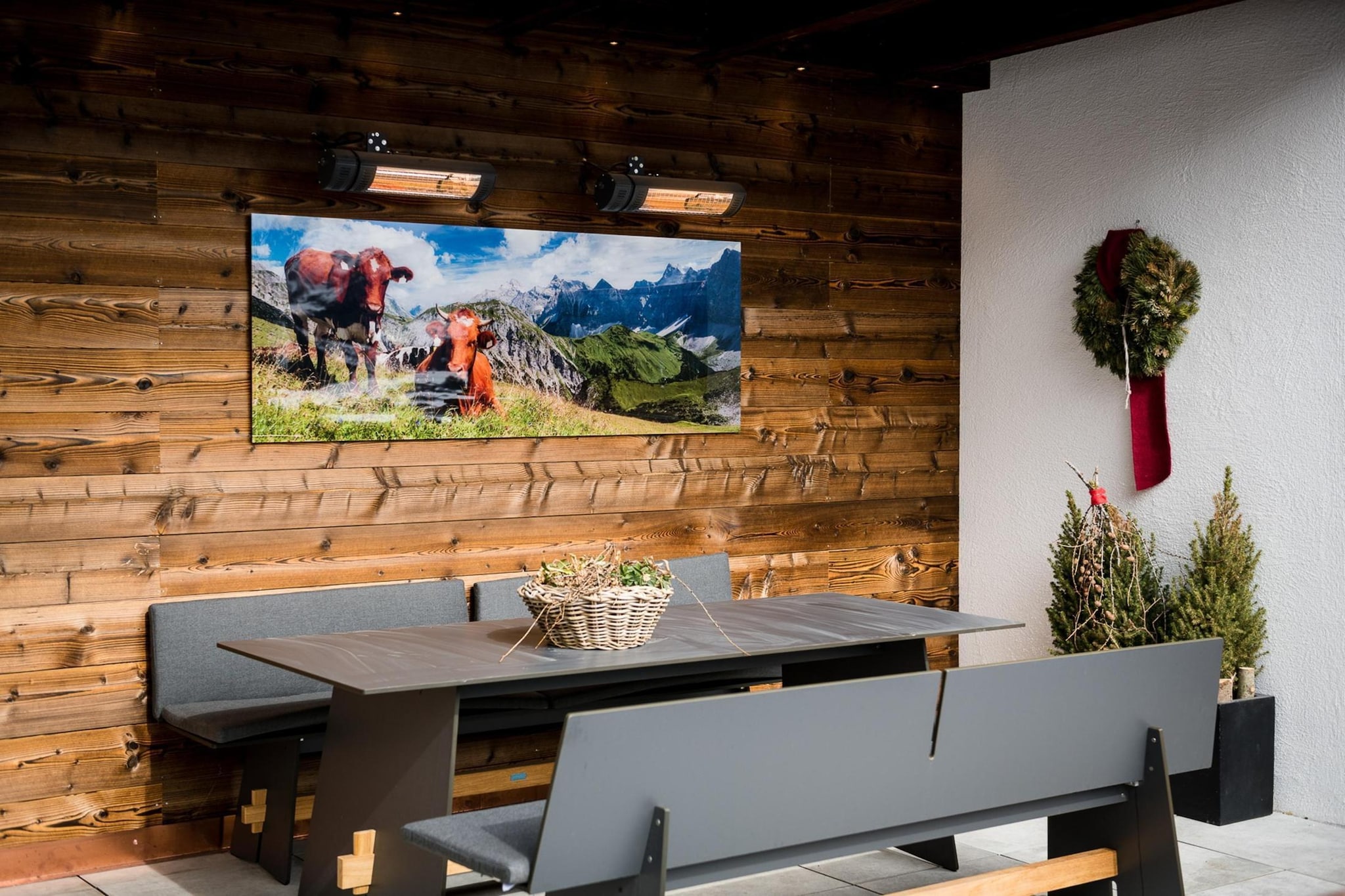 Nationalpark Chalet Blessachkopf-Eetkamer