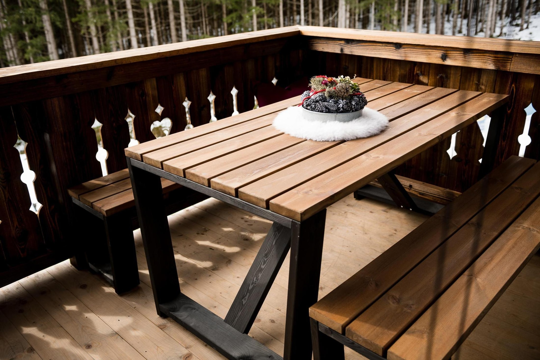 Nationalpark Chalet Blessachkopf-Terrasbalkon