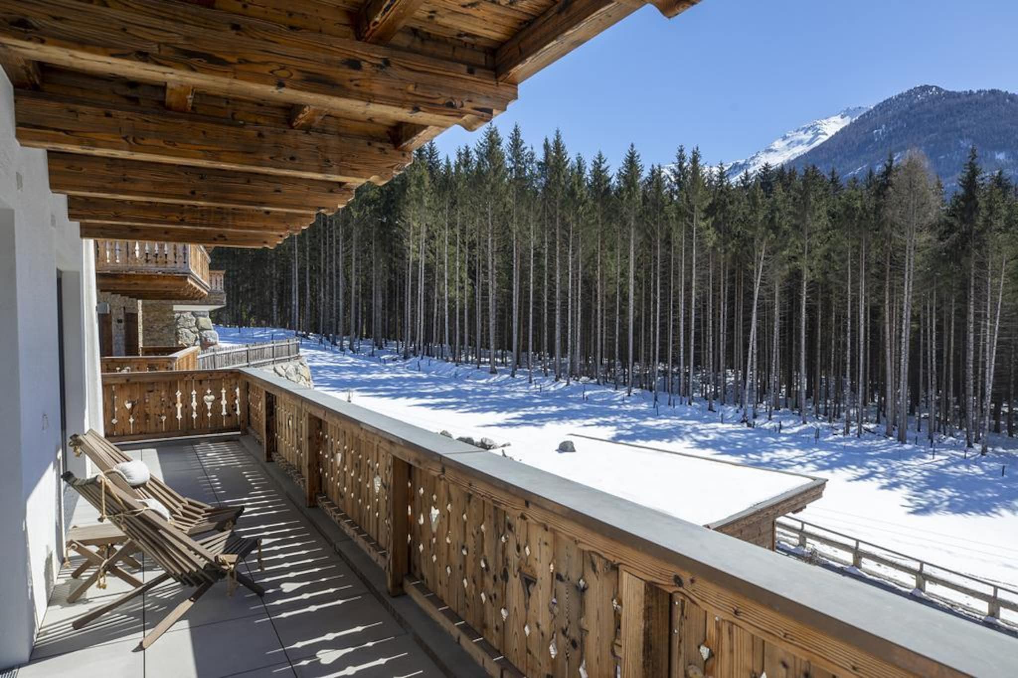 Nationalpark Chalet Blessachkopf-Vue d'hiver