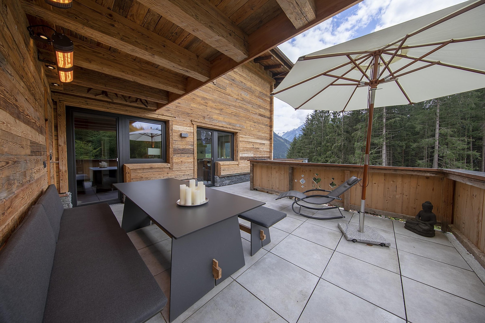 Nationalpark Chalet Rötspitze-Terrasbalkon