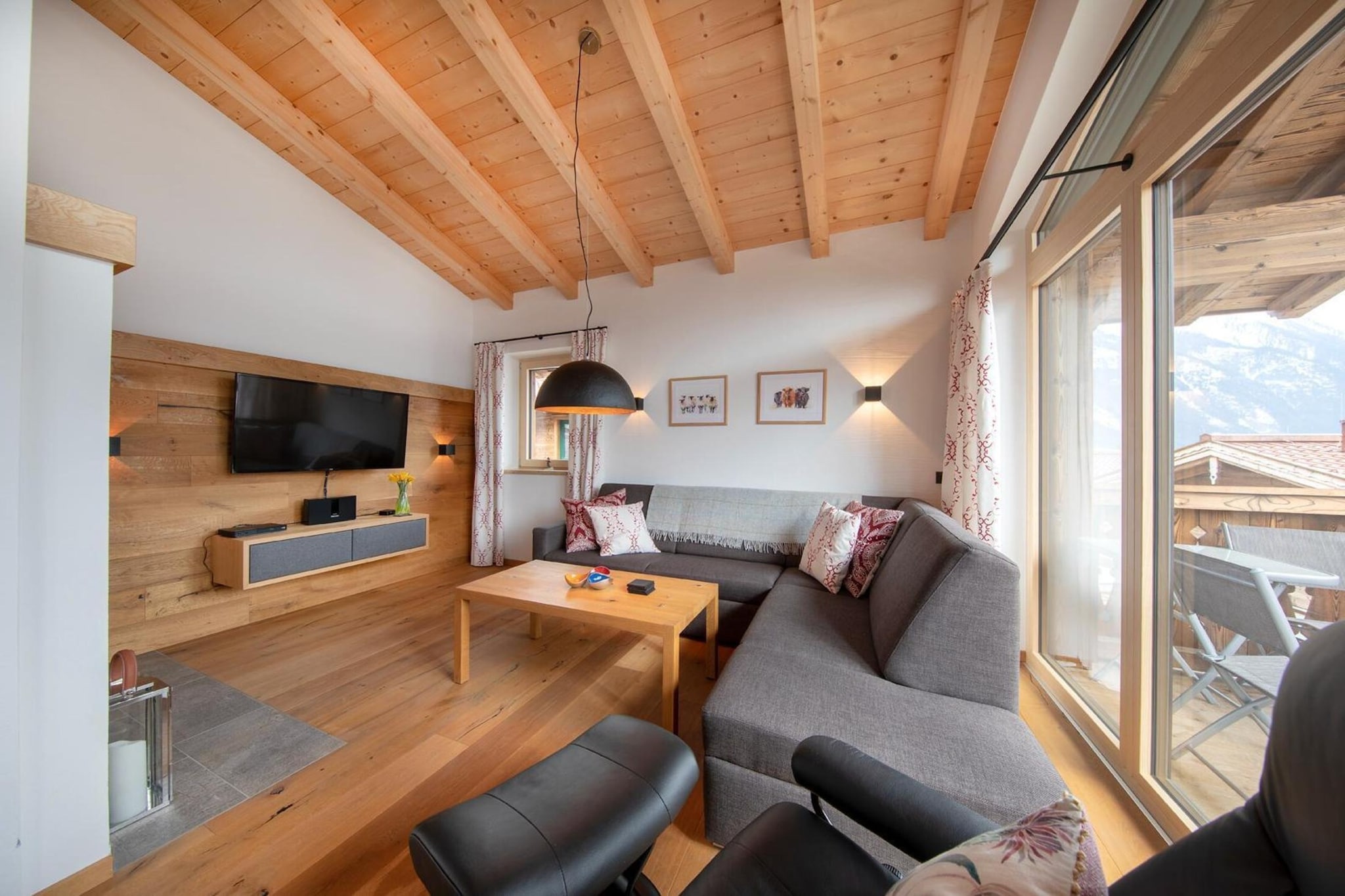 Nationalpark Chalet Rötspitze-Woonkamer