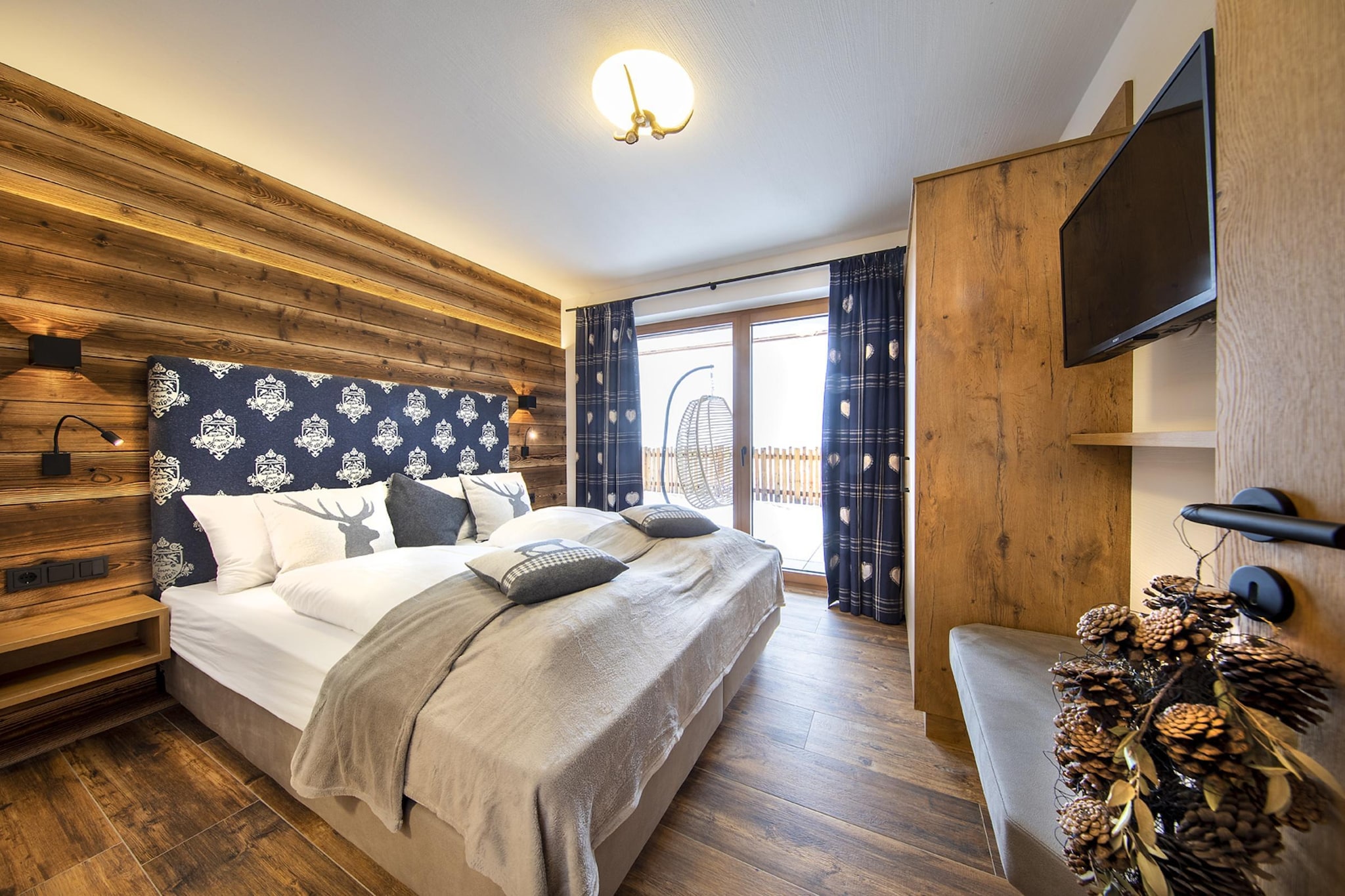 Nationalpark Chalet Schneespitze-Slaapkamer