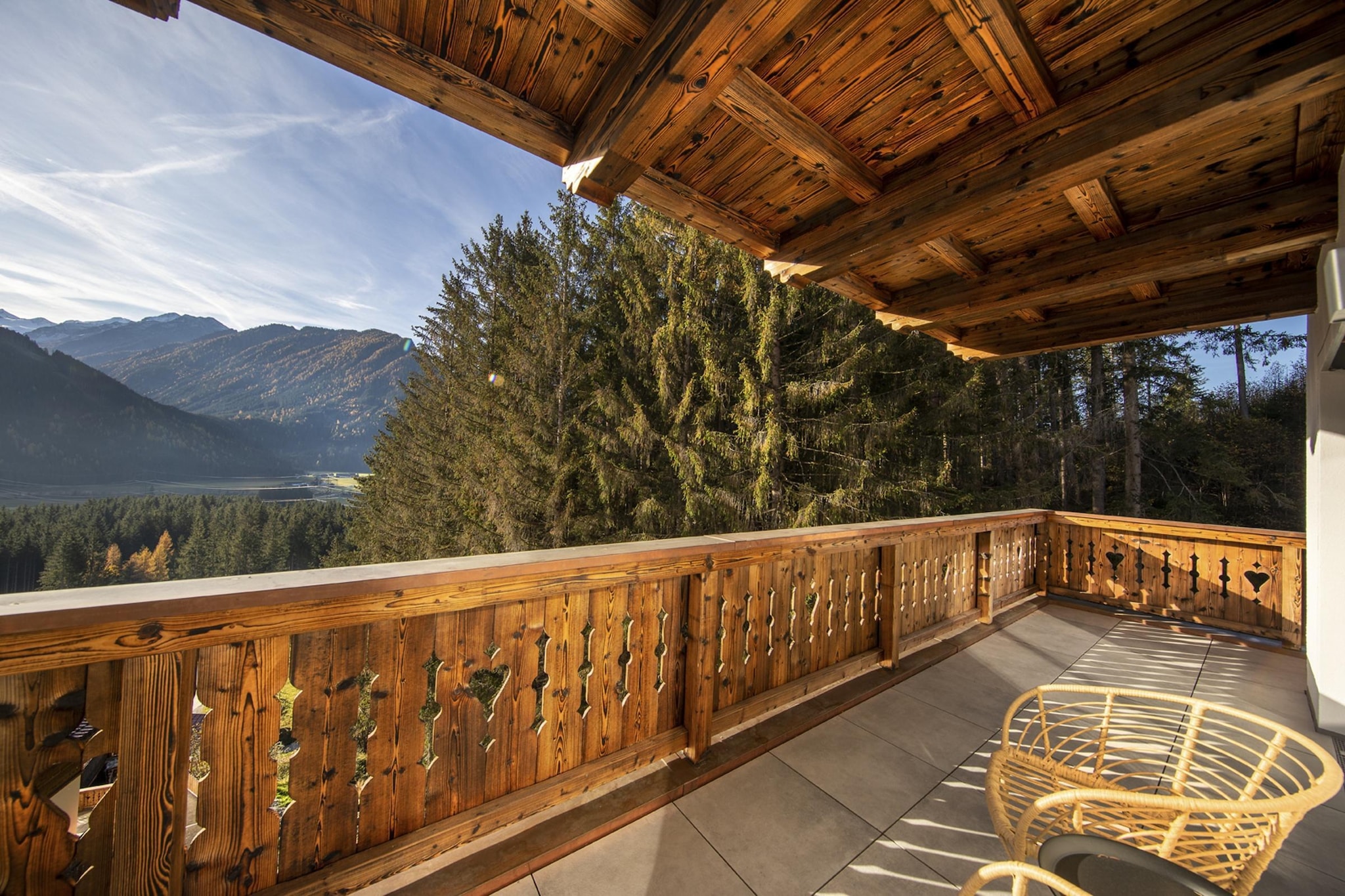 Nationalpark Chalet Schneespitze-Woonkamer