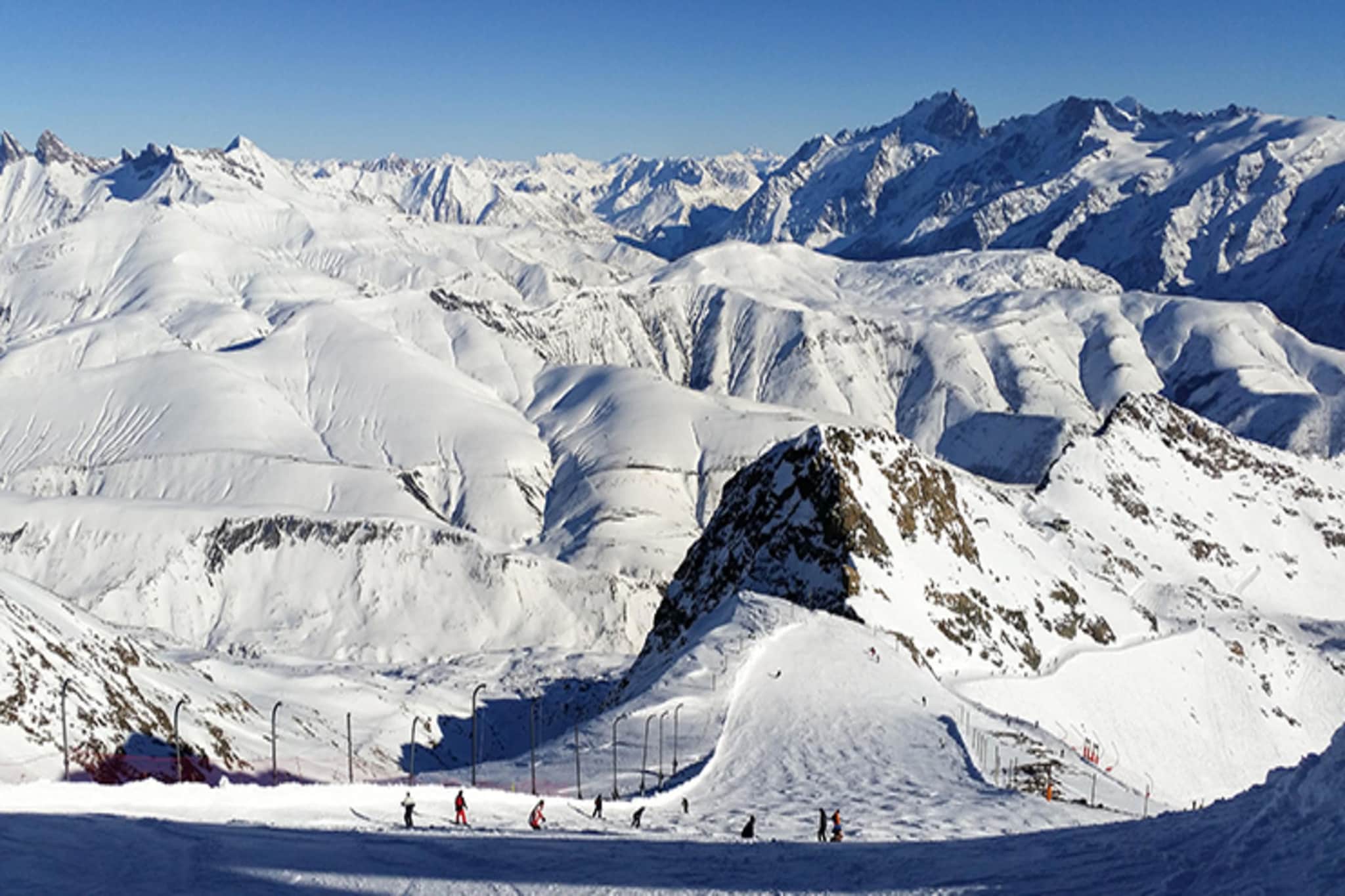 Nationalpark Chalet Schneespitze-Gebied winter 5km