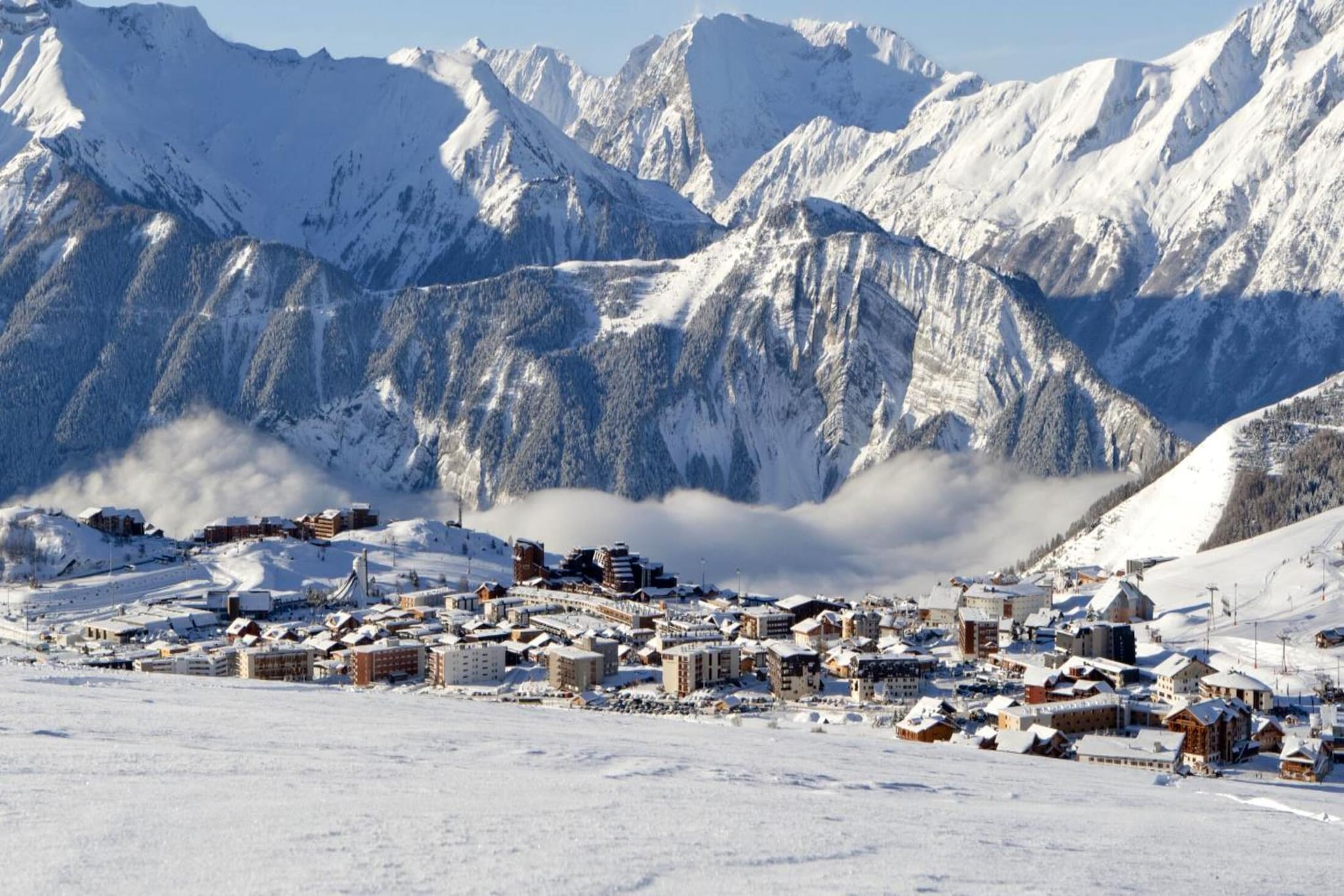 Nationalpark Chalet Schneespitze-Gebied winter 5km