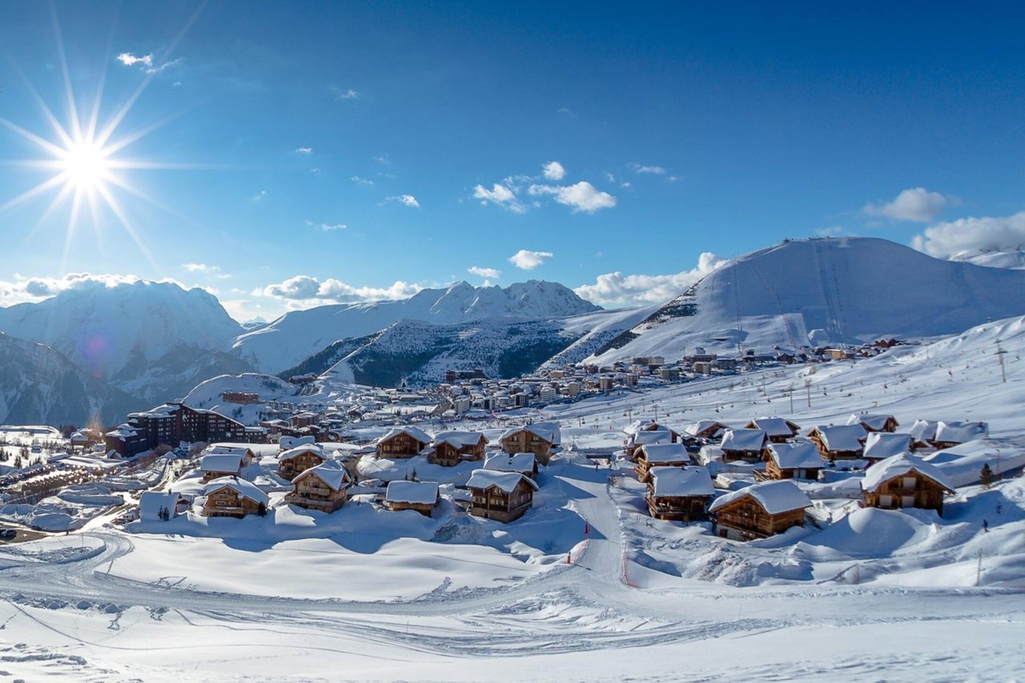 Nationalpark Chalet Schneespitze-Gebied winter 5km