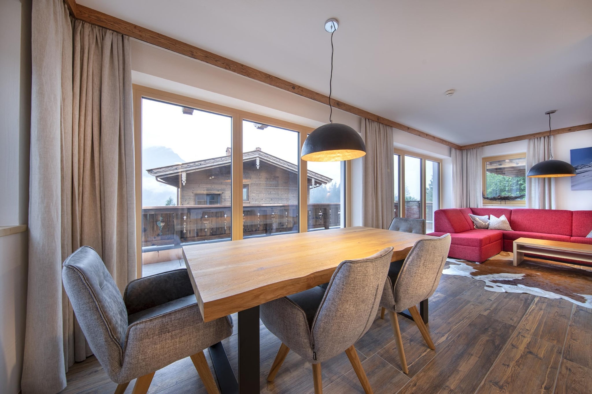Nationalpark Chalet Larmkogel-Eetkamer