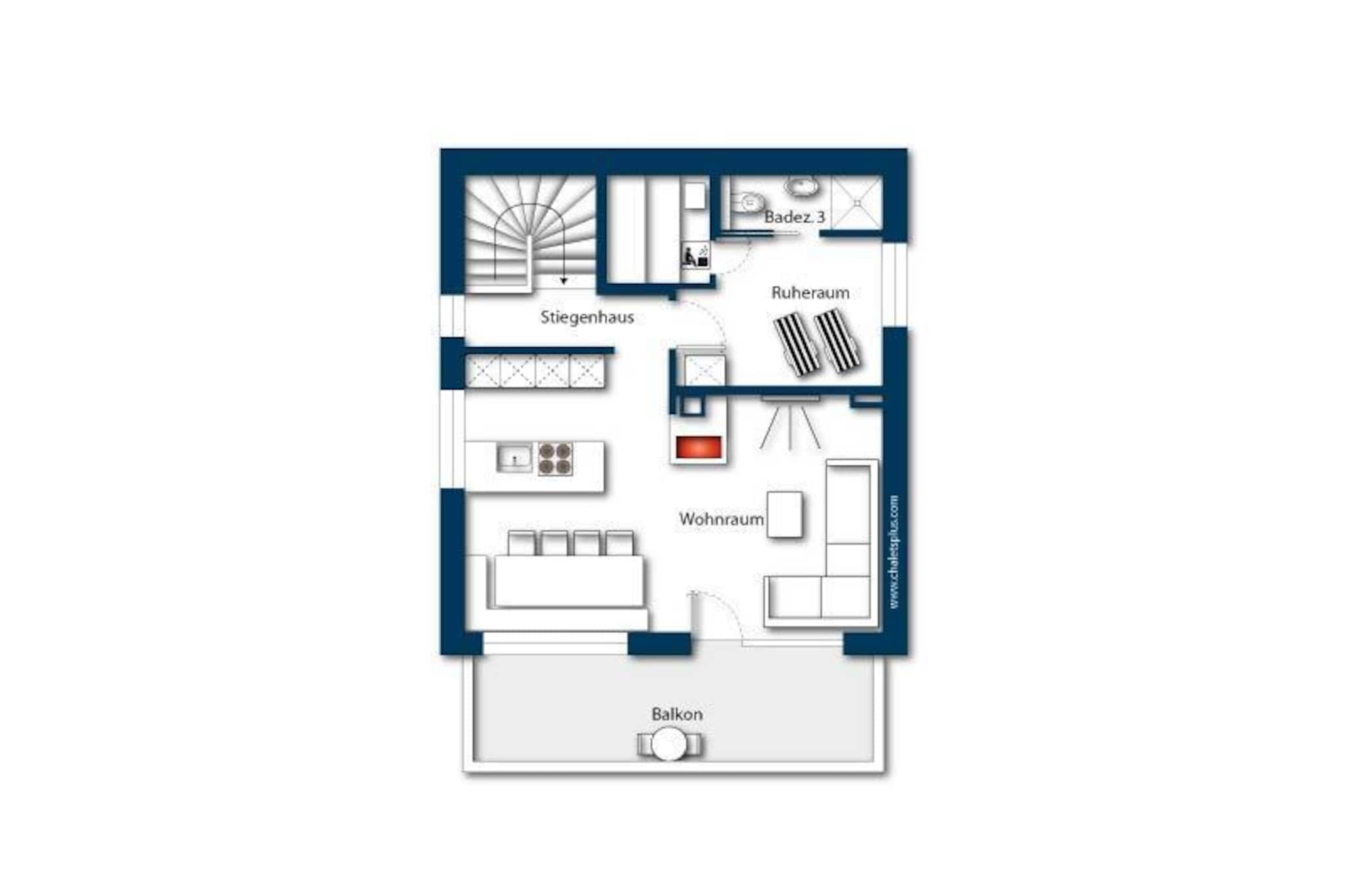Nationalpark Chalet Larmkogel-Grundriss