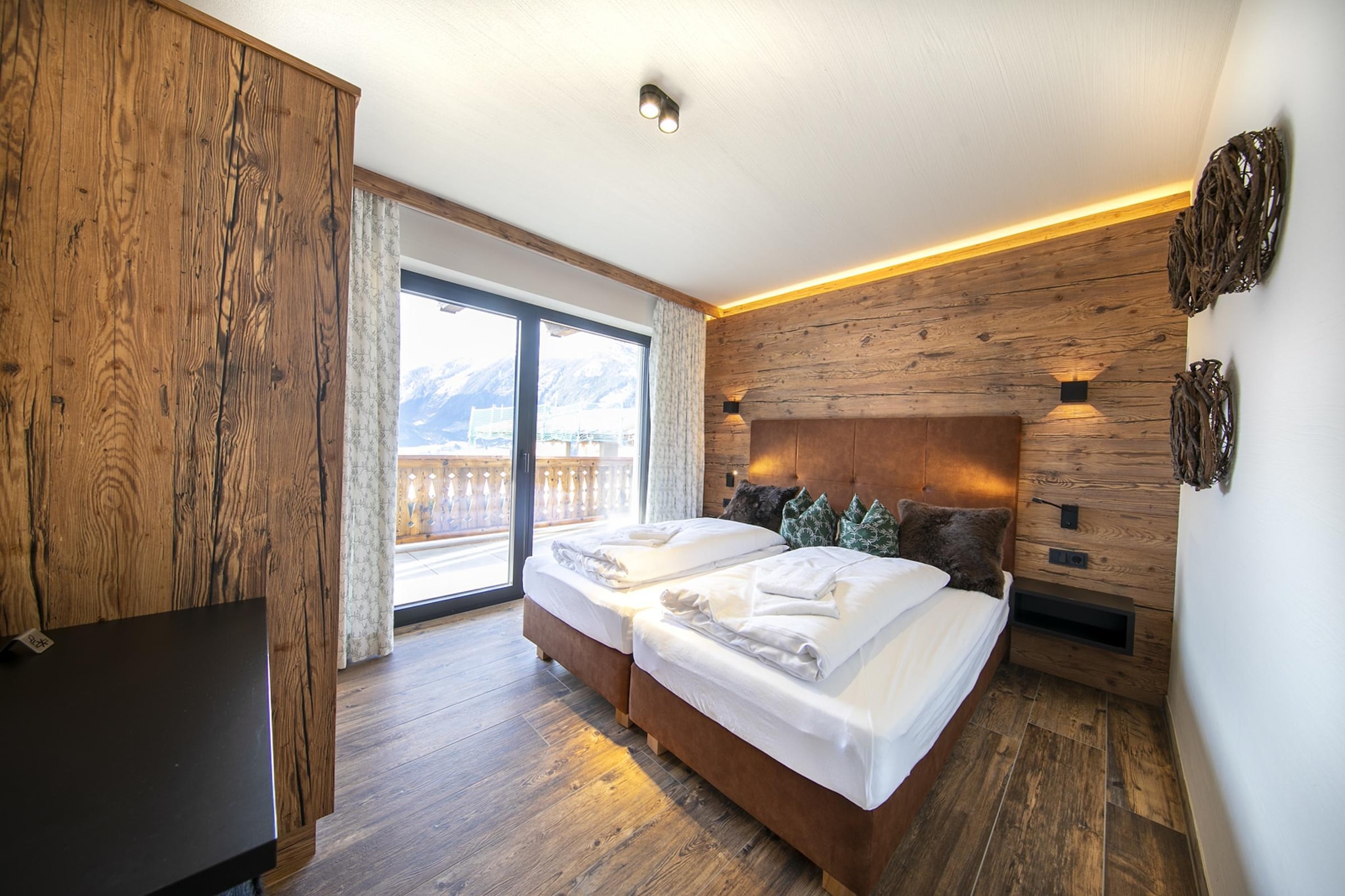 Nationalpark Chalet Kuhhaut-Slaapkamer