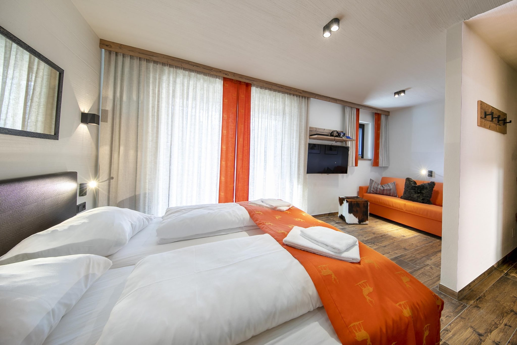 Nationalpark Chalet Kuhhaut-Slaapkamer