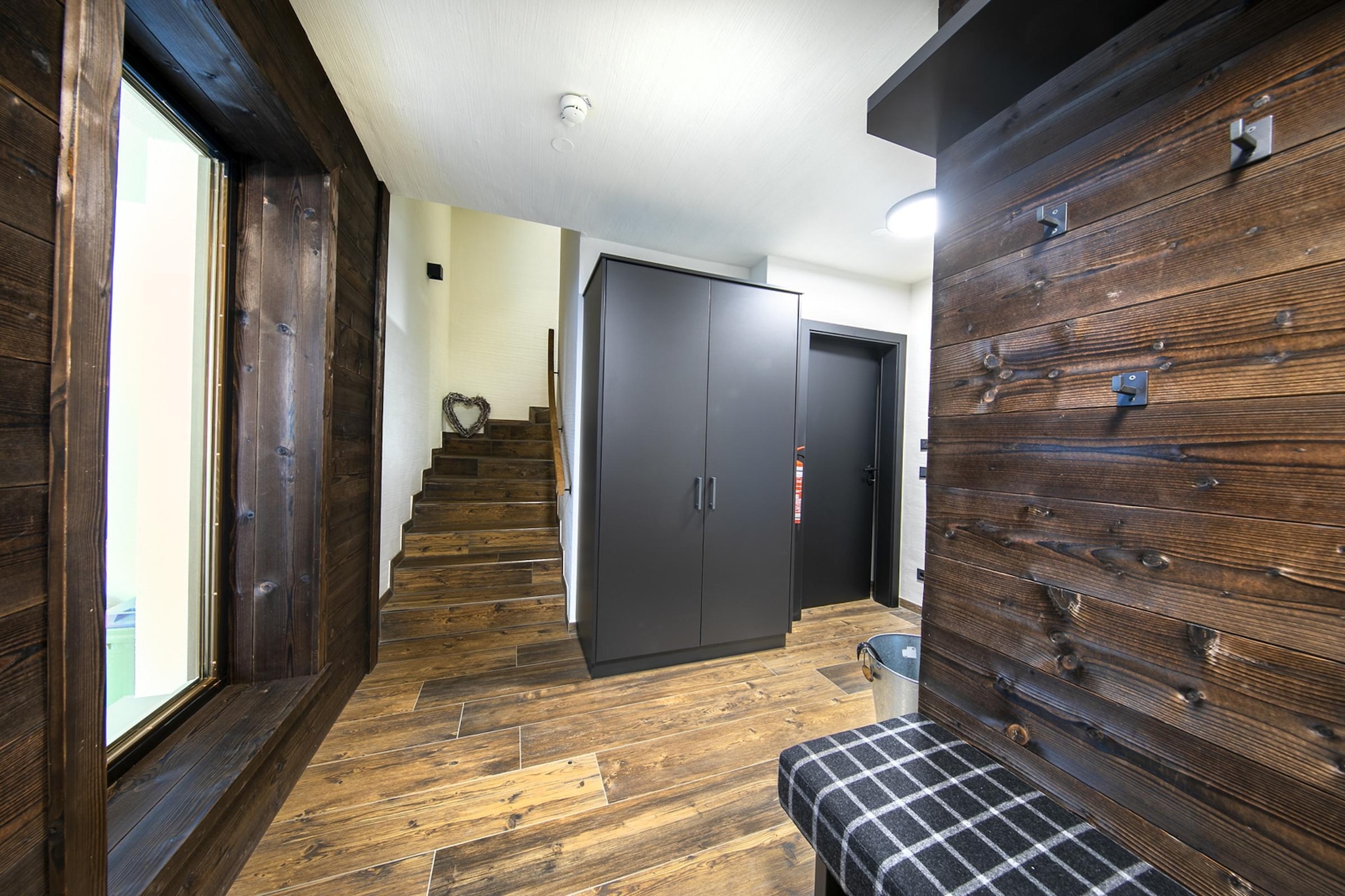 Nationalpark Chalet Kuhhaut-Woonkamer