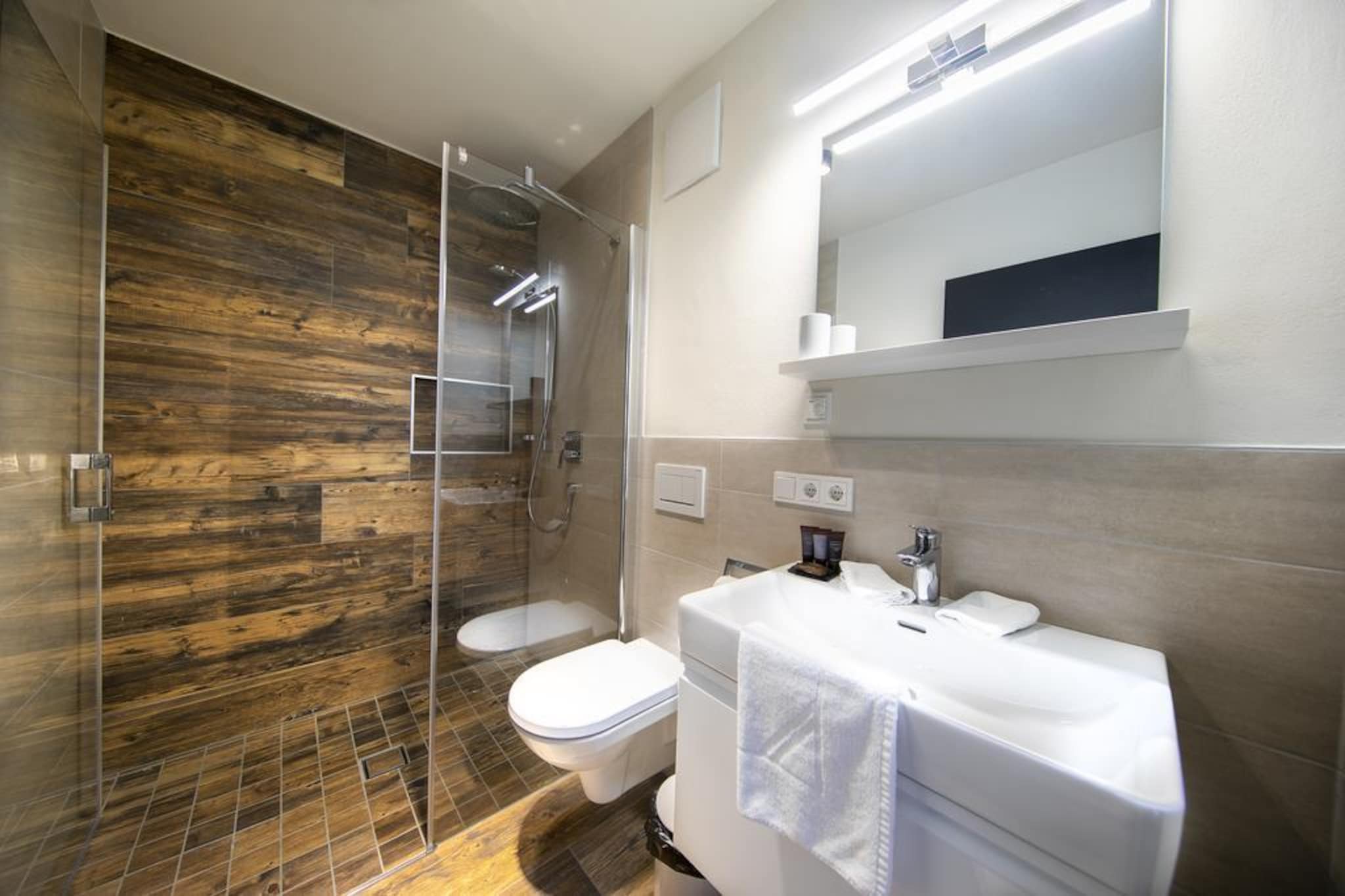 Nationalpark Chalet Kuhhaut-Salle de bain