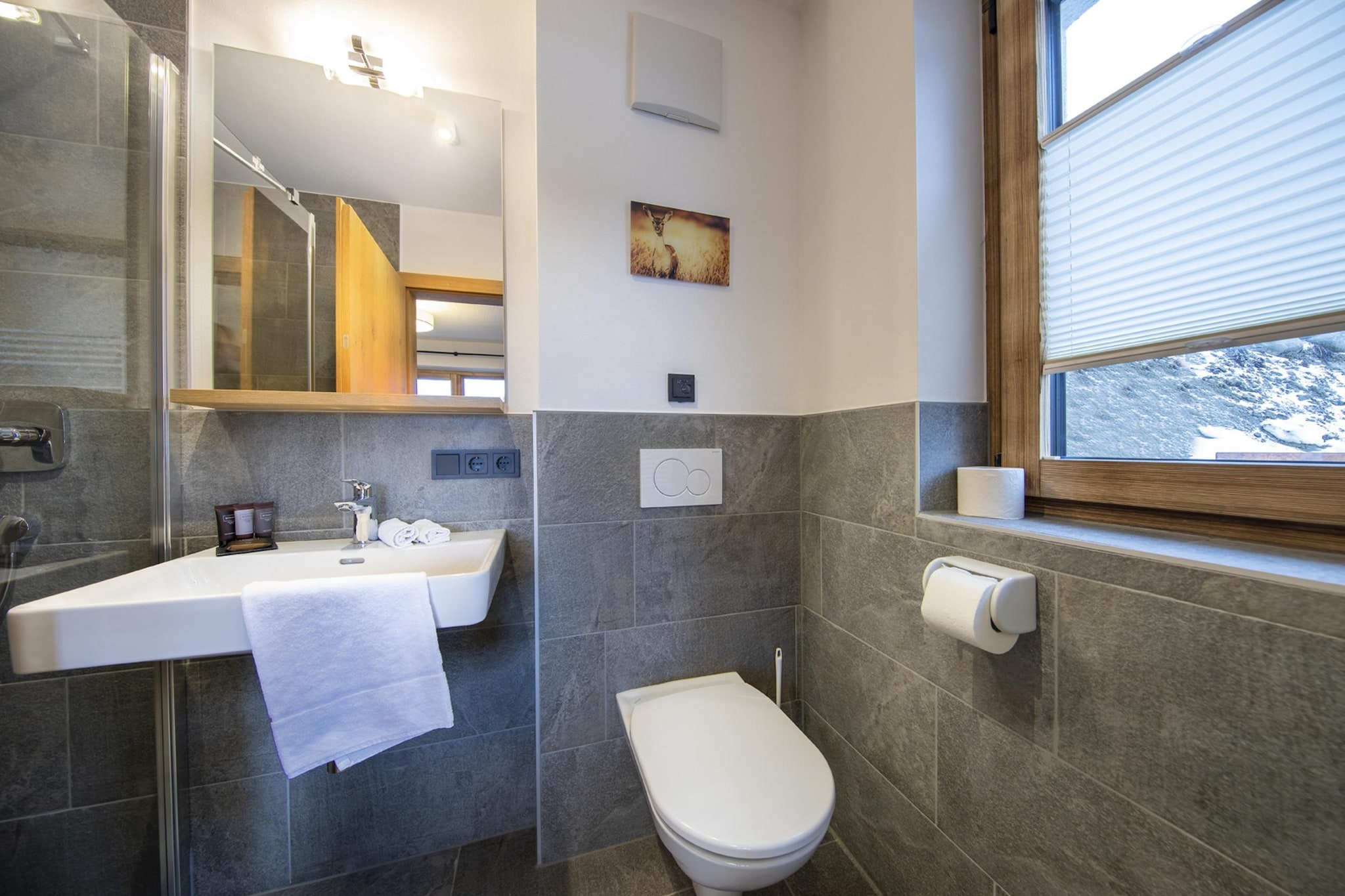 Nationalpark Chalet Blindis-Badkamer